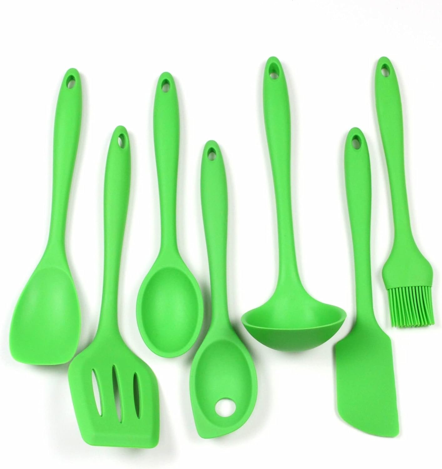 Chef Craft 7 Piece Premium Silicone Kitchen Tool and Utensil Set - 11 Colors - Picture 29 of 35