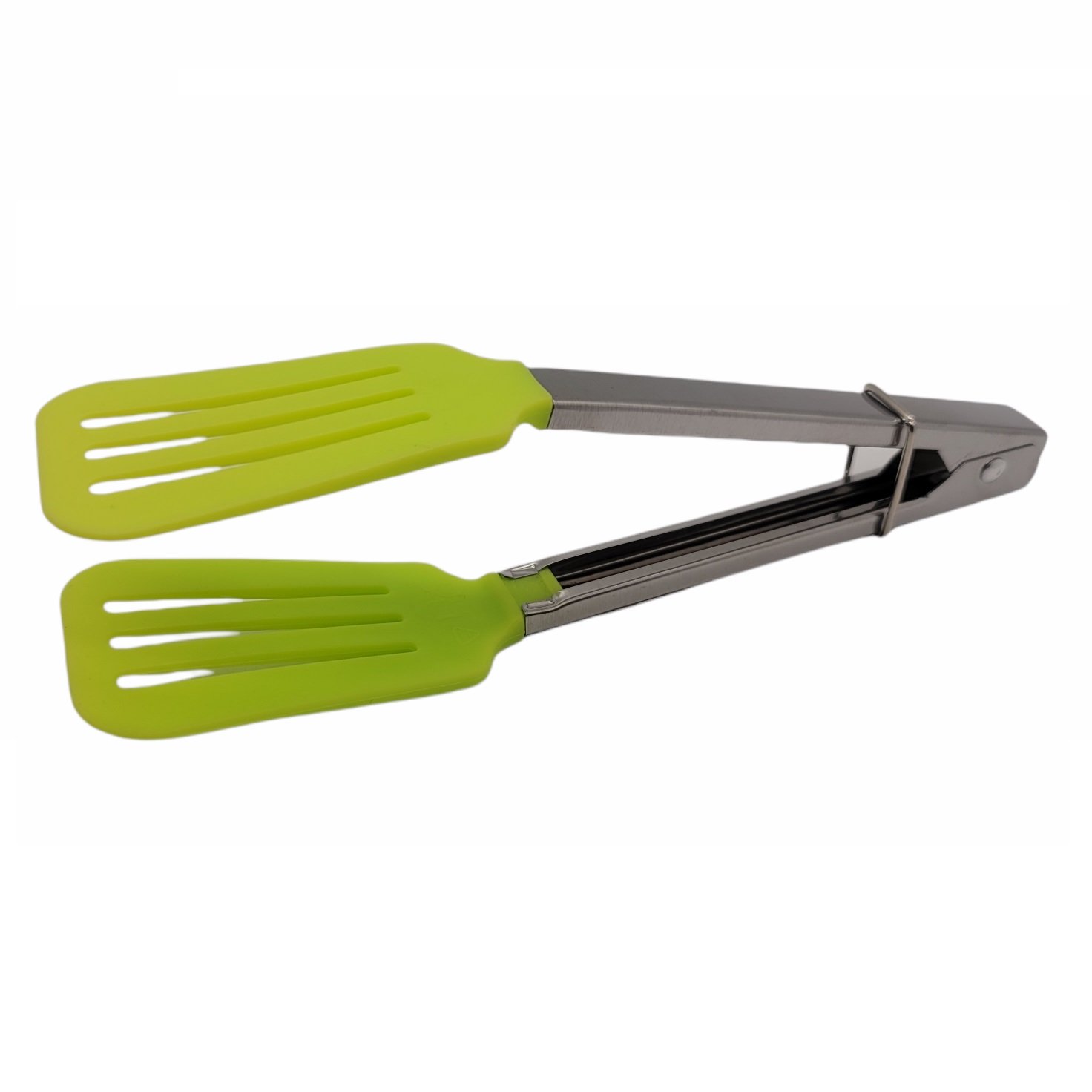 9 Stainless Tongs w/ Green Handle