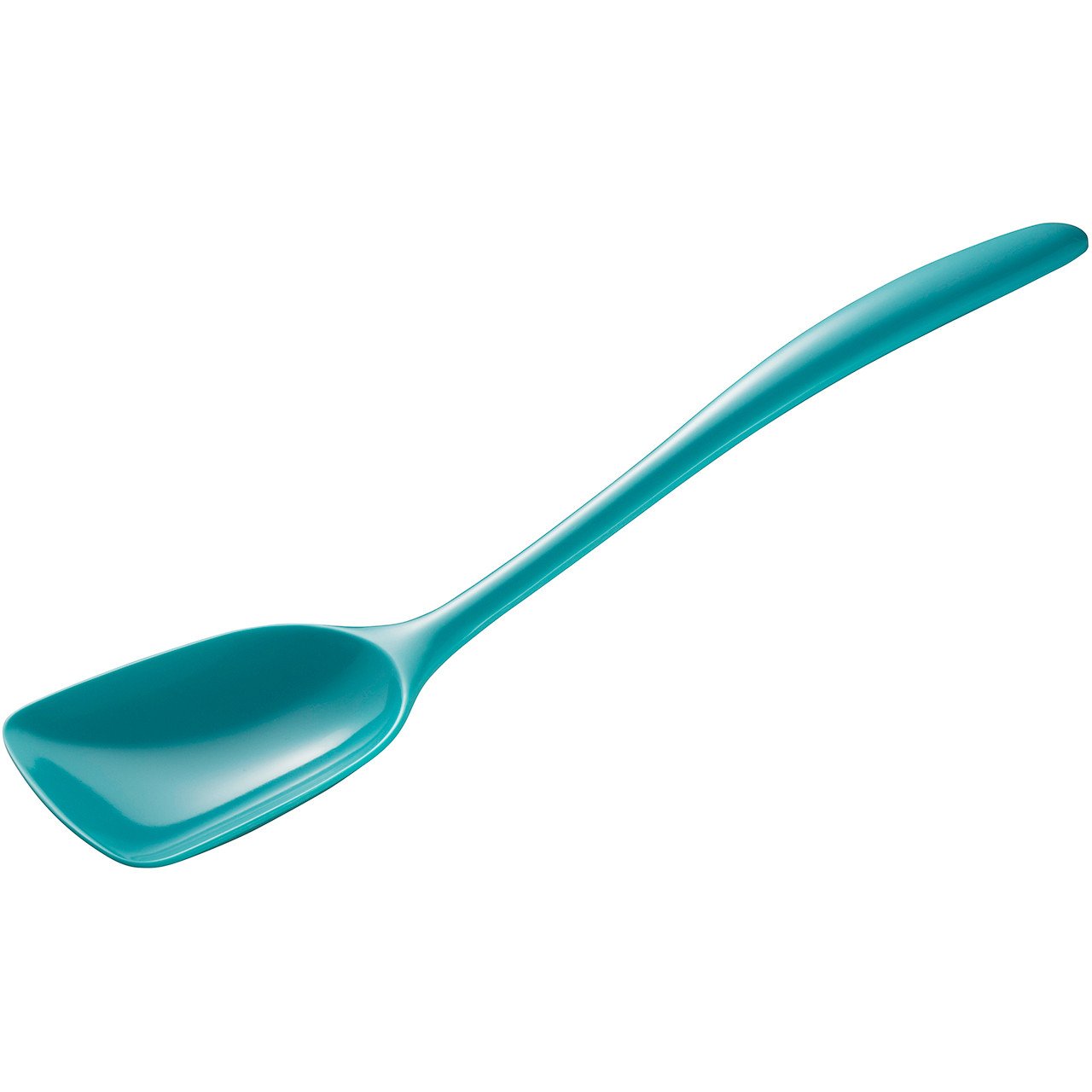 Gourmac 11" Flat-Front Melamine Spoon, BPA-Free Heat Resistant Serving Spoon