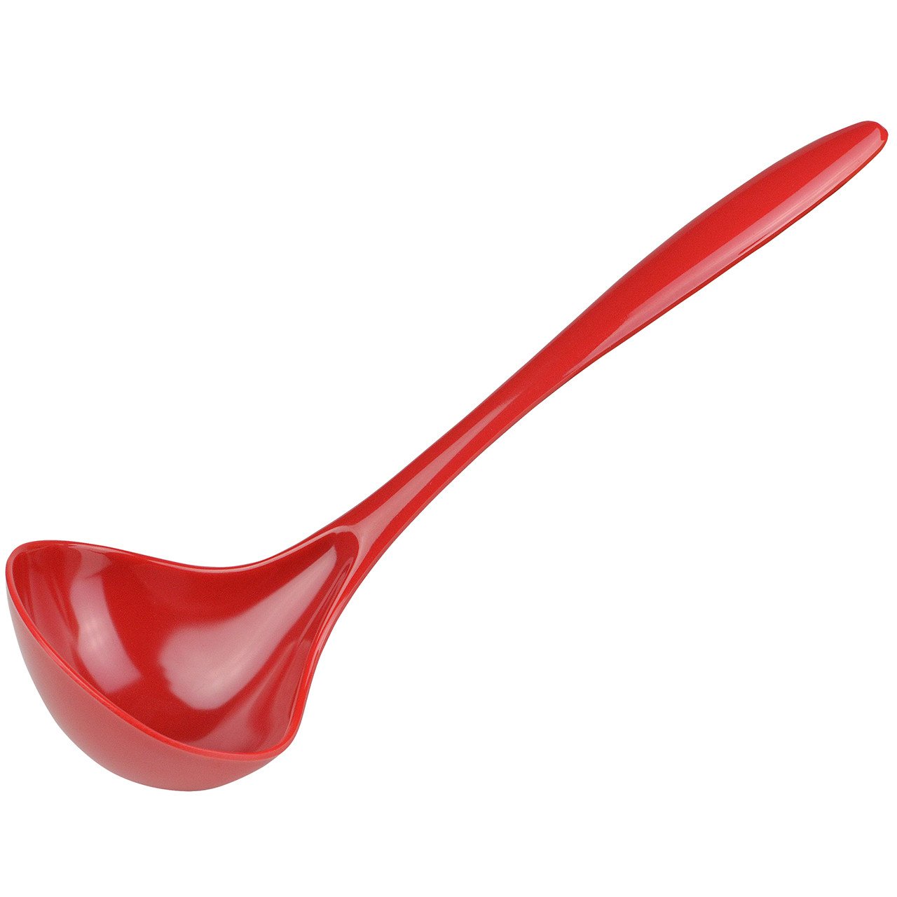 Gourmac Melamine 11" Soup Ladle, BPA Free and Heat Resistant Serving Spoon