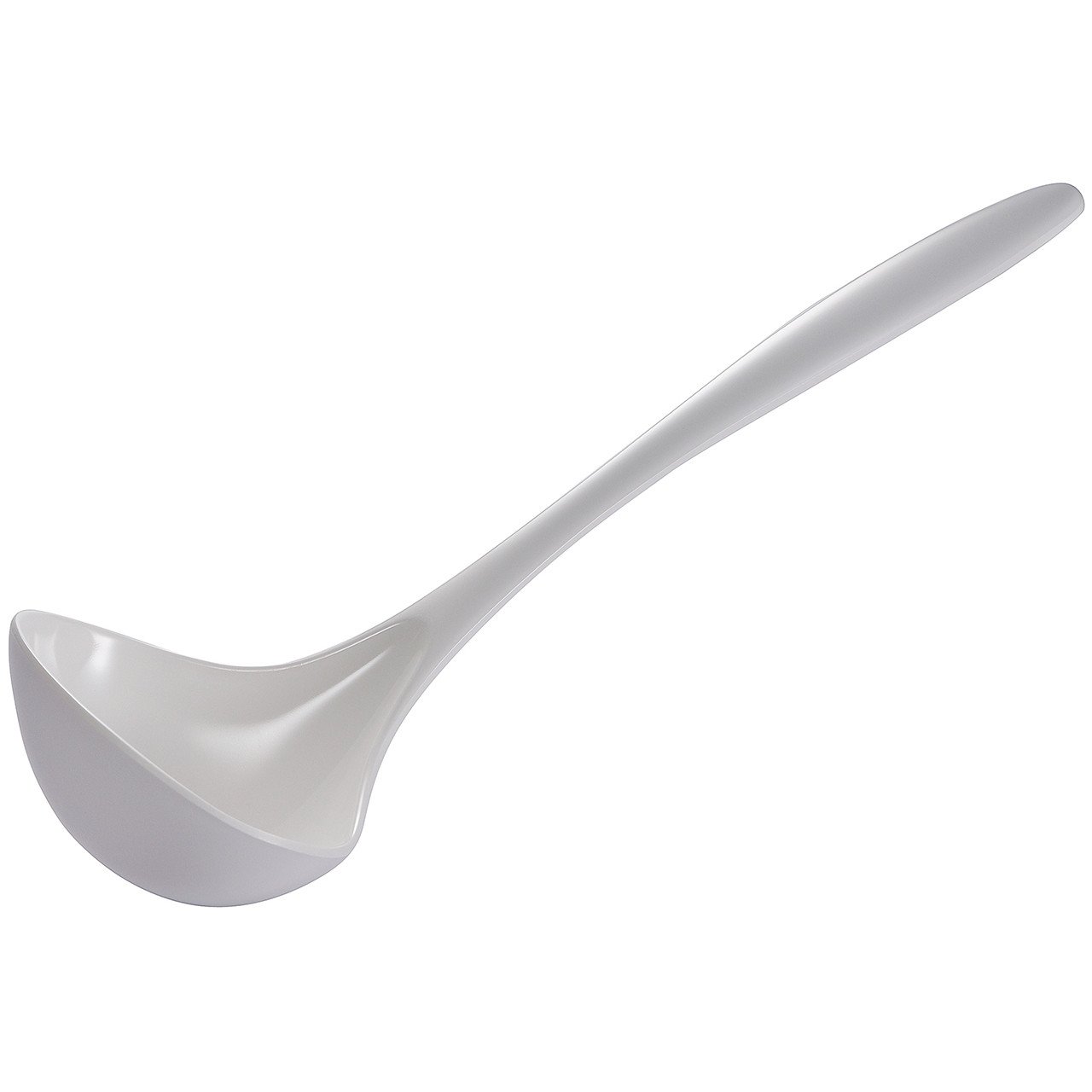 Gourmac Melamine 11" Soup Ladle, BPA Free and Heat Resistant Serving Spoon