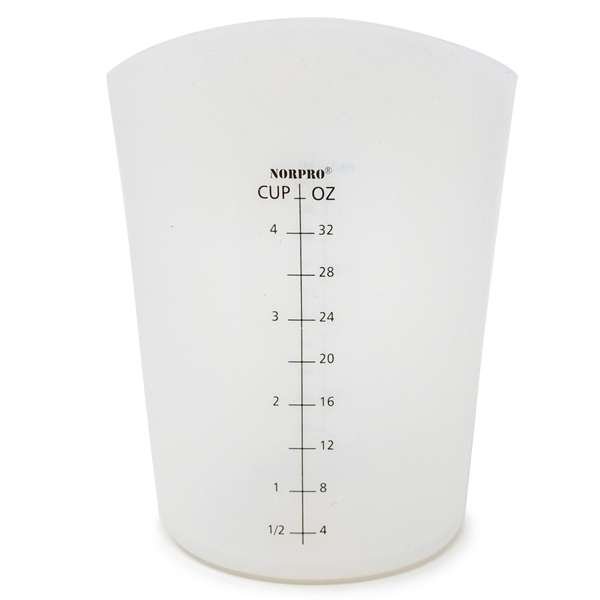 Norpro Measure Stir & Pour Silicone Flexible Measuring Cup - 1C, 2C and 4C Sizes - Picture 4 of 5