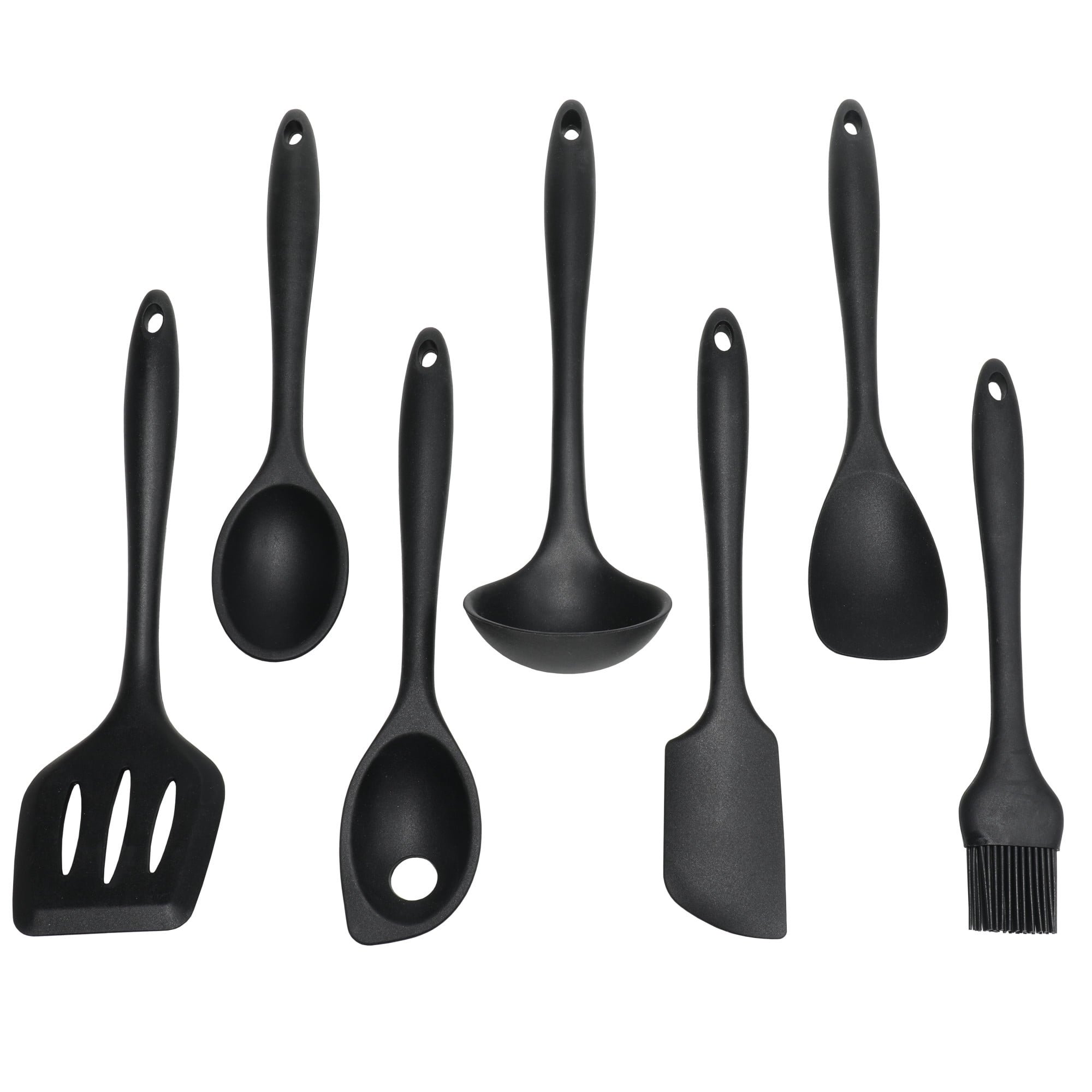 Chef Craft 7 Piece Premium Silicone Kitchen Tool and Utensil Set - 11 Colors - Picture 26 of 35