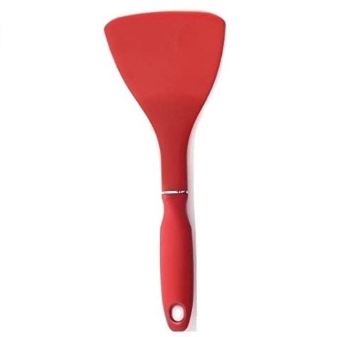 Norpro 10" Heat-Resistant Non-Slip Grip Nylon Turner - The Original Half Spatula