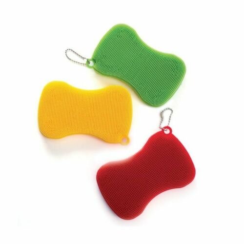 Esponja para fregar platos de silicona Norpro/cepillo para fregar verduras - 3 colores - Imagen 13 de 13