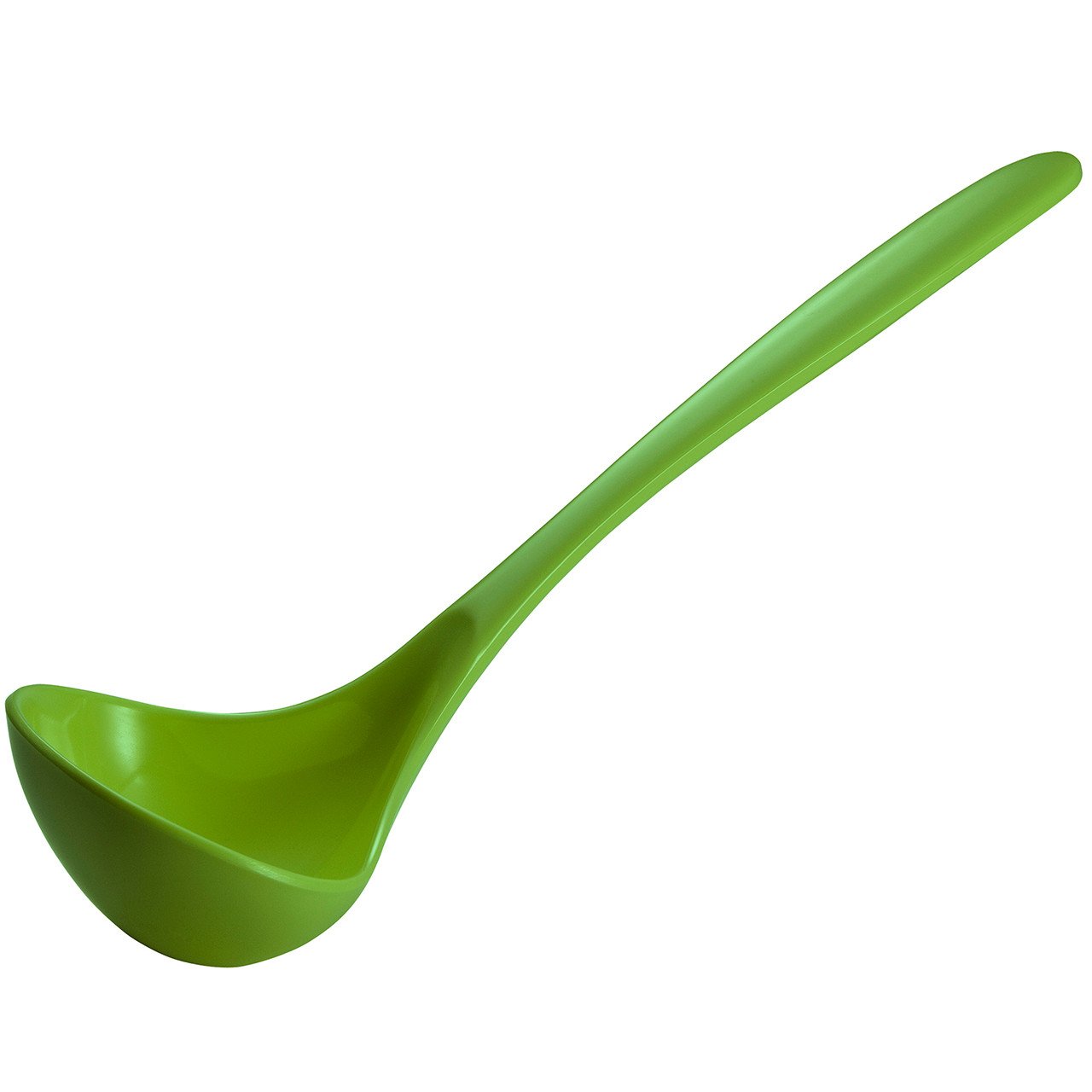 Gourmac Melamine 11" Soup Ladle, BPA Free and Heat Resistant Serving Spoon