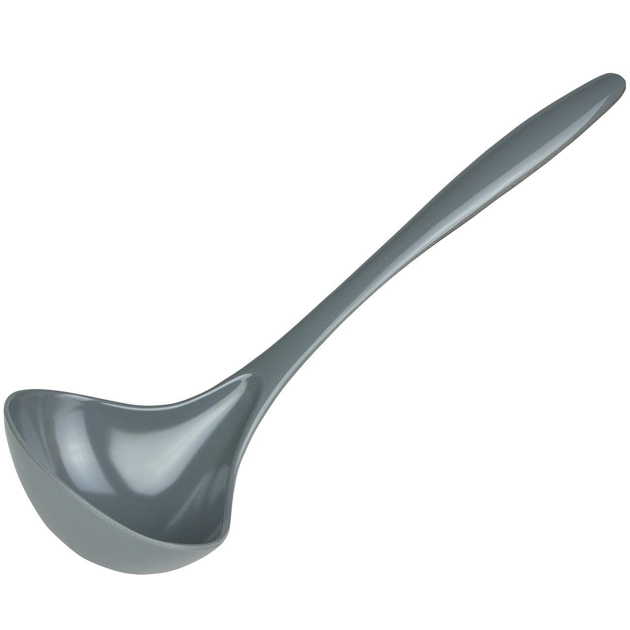 Gourmac Melamine 11" Soup Ladle, BPA Free and Heat Resistant Serving Spoon