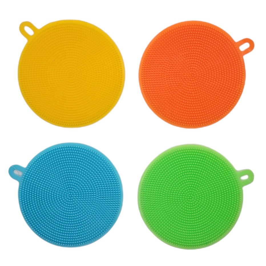 Norpro Silicone Dish Scrubbing Sponge / Vegetable Scrubber Brush