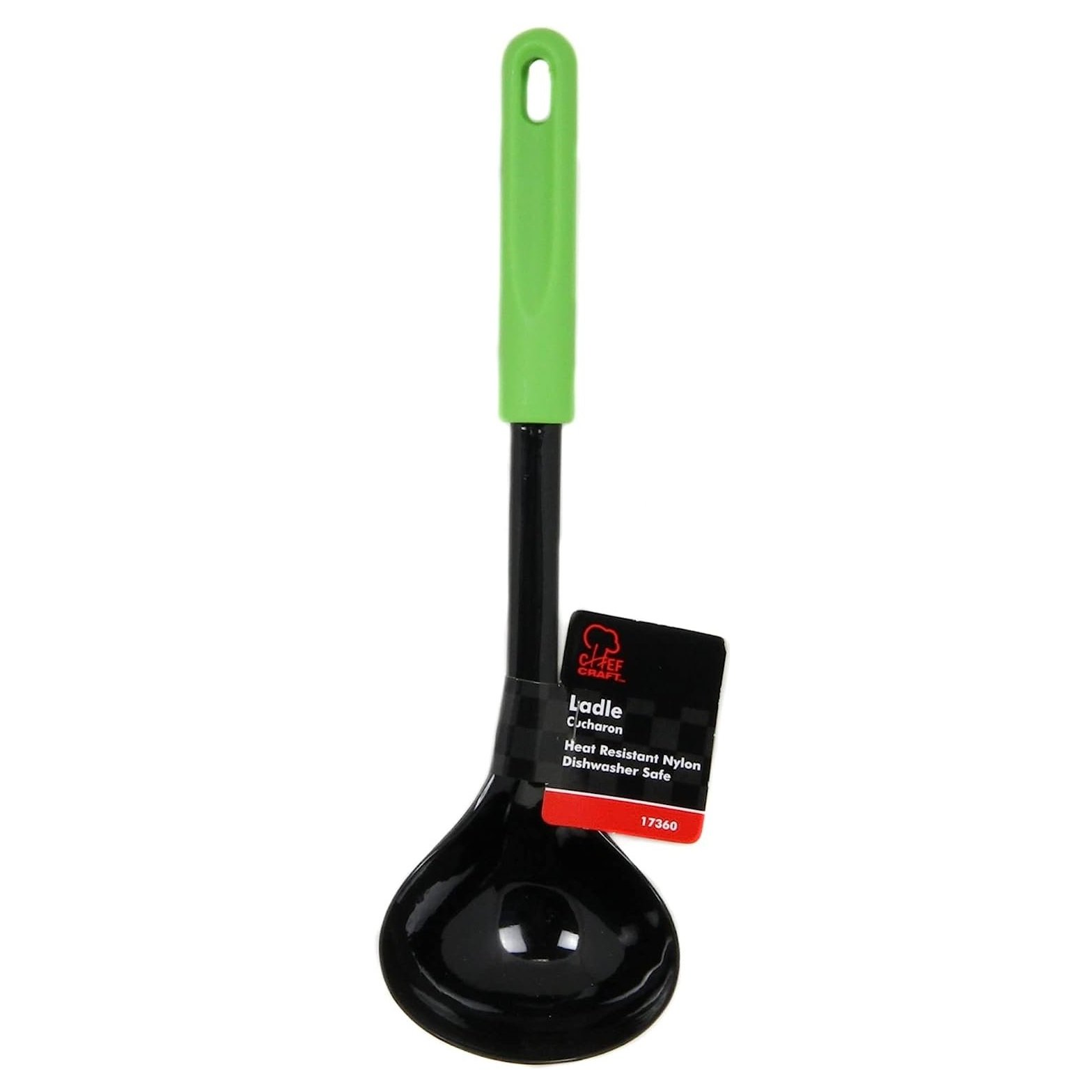 Chef Craft 11.5" Basic Nylon Cooking & Serving Soup Ladle - 4 Color Choices