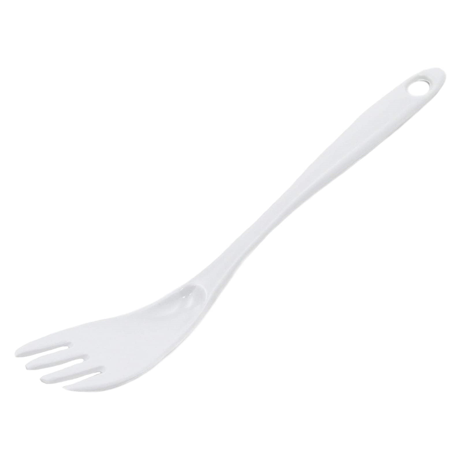 Chef Craft 11.5" Long Melamine Turner Fork Kitchen Utensil - Black or White - Picture 7 of 7