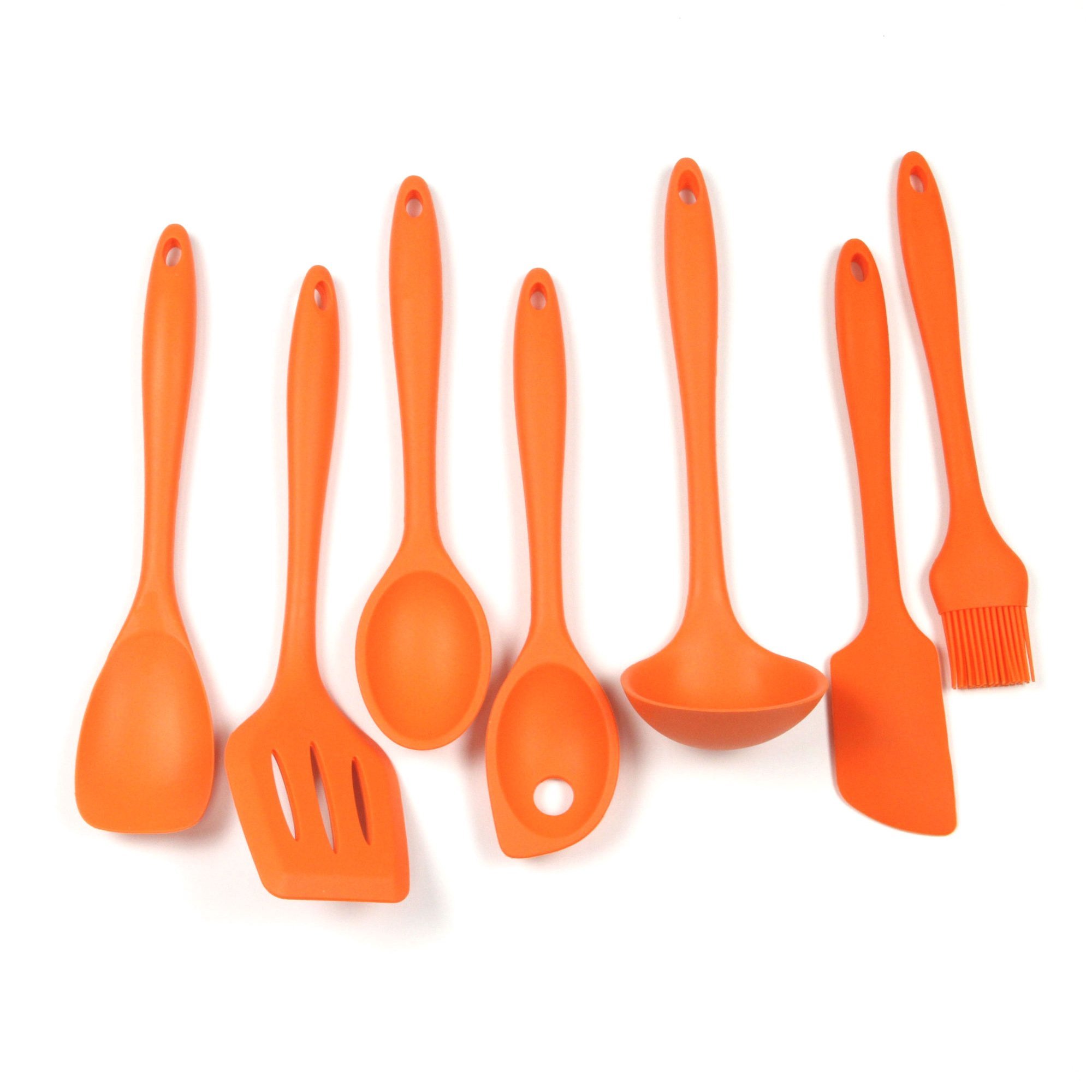Chef Craft 7 Piece Premium Silicone Kitchen Tool and Utensil Set - 11 Colors - Picture 30 of 35