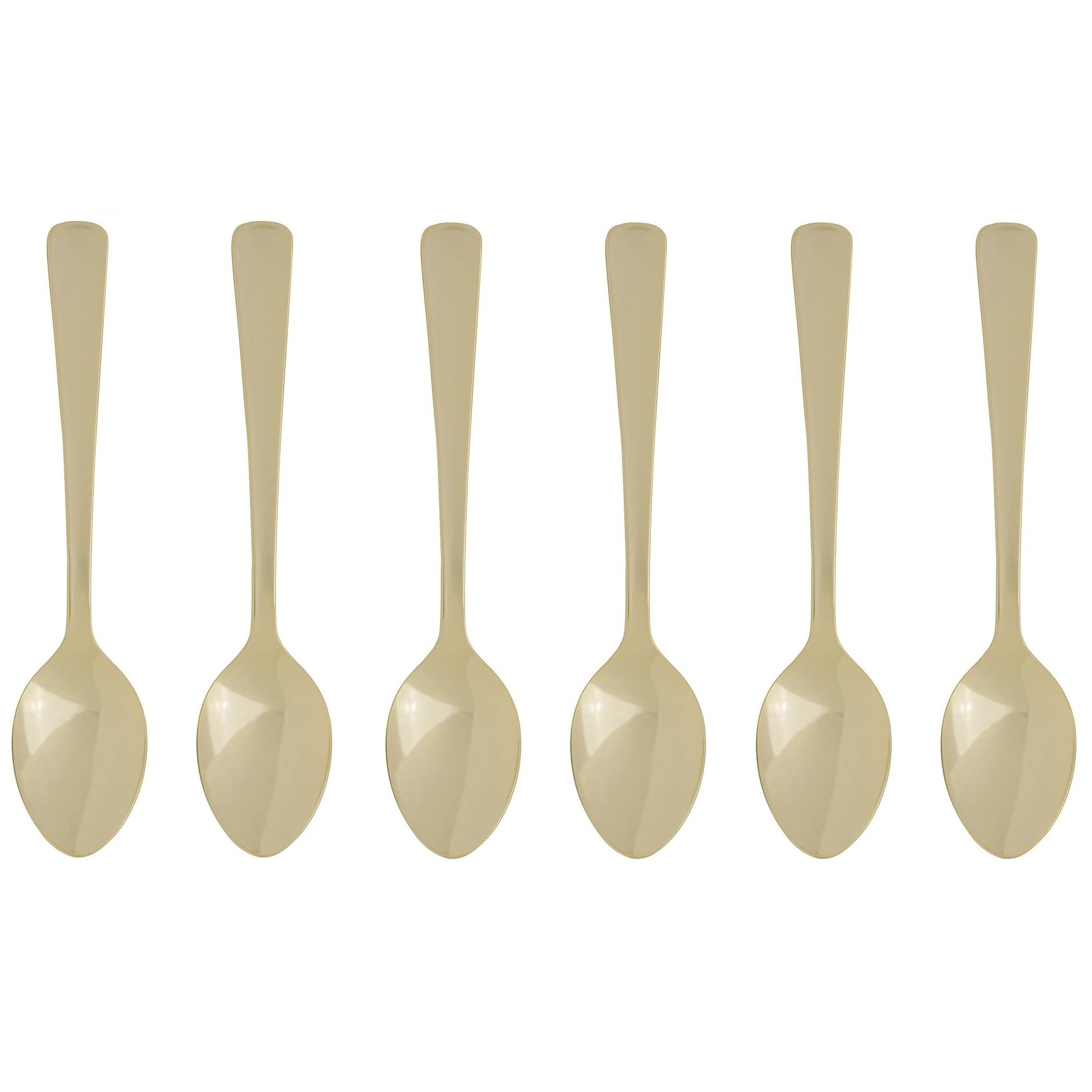 HIC 4.5 "Gold Plated Demi Spoon - Ideal para revolver café espresso demitasse - Imagen 5 de 5