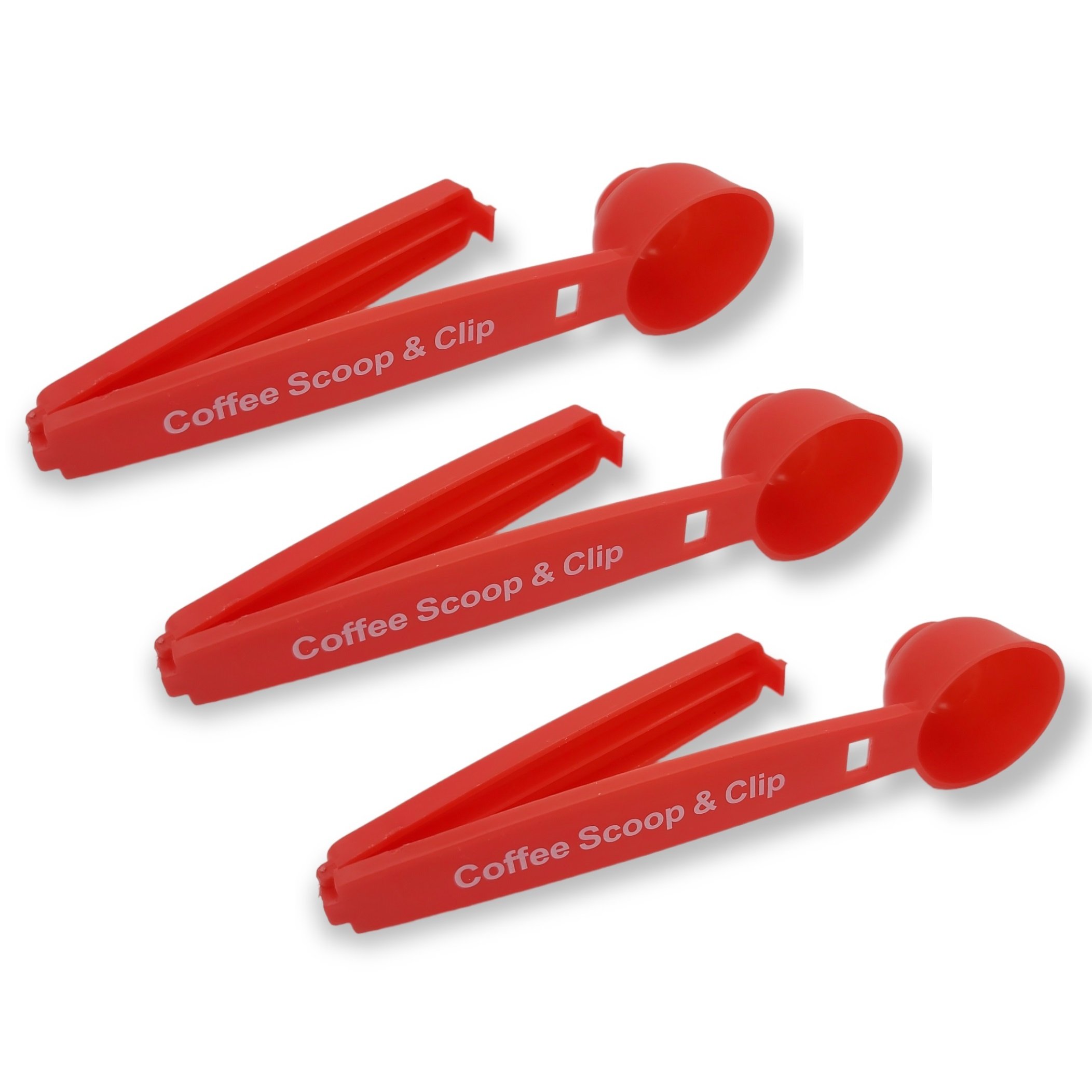 2in1 Multifunction Tablespoon Coffee Ground Measuring Scoop w/ Bag Sealing Clip - 第 5/5 張圖片