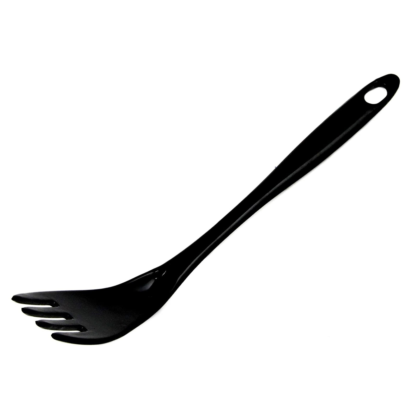 Chef Craft 11.5" Long Melamine Turner Fork Kitchen Utensil - Black or White - Picture 6 of 7