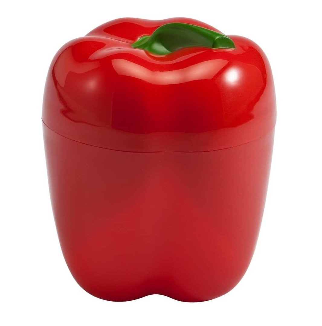 Hutzler Pepper Saver Keeper Storage Container - Keeps Fresh Longer - 4 Colors