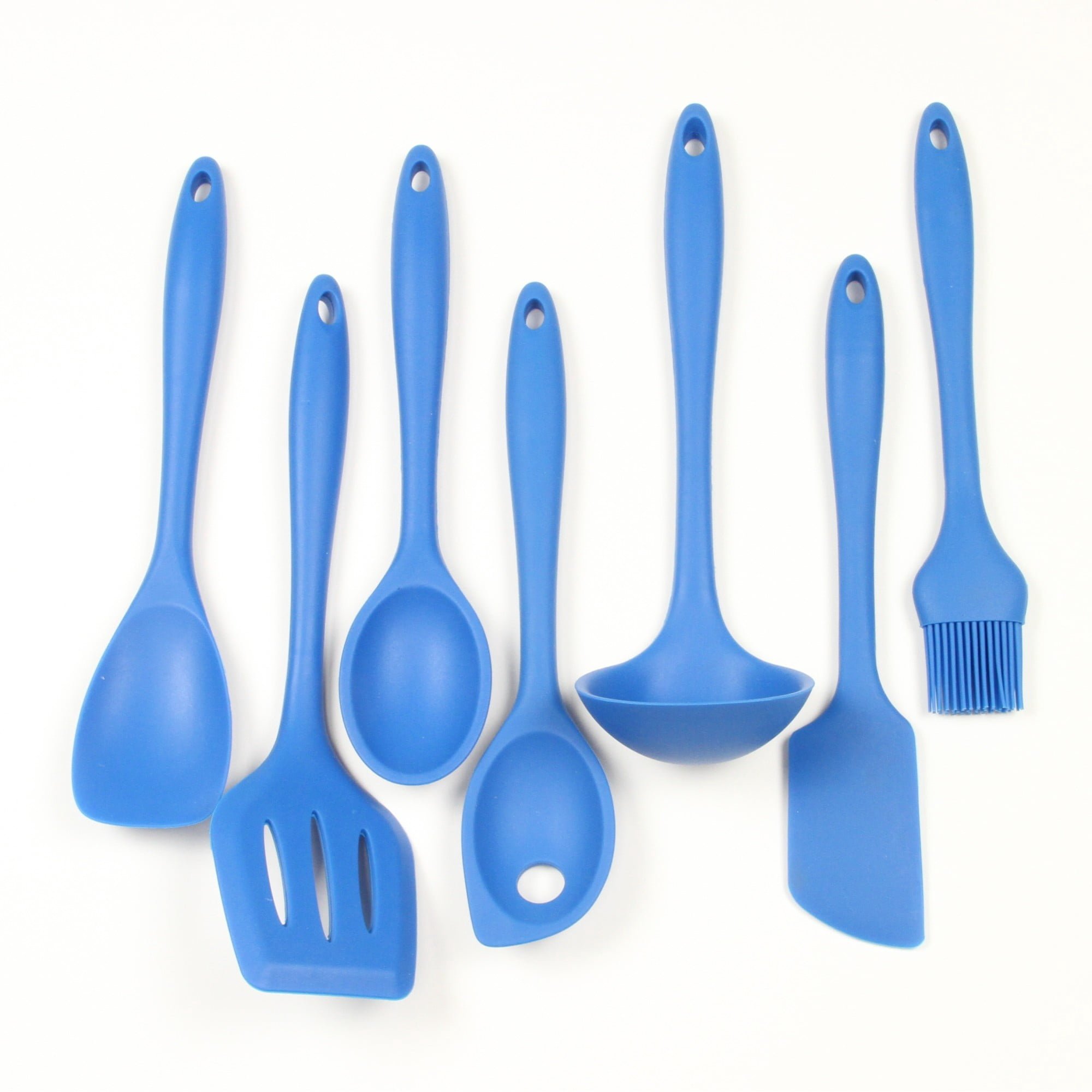 Chef Craft 7 Piece Premium Silicone Kitchen Tool and Utensil Set - 11 Colors - Picture 27 of 35