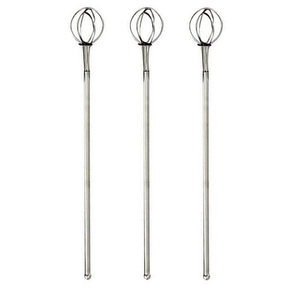 Norpro 8 Stainless Steel Cocktail Whisk - Bar Drink Stirring Mixing S –  Handy Housewares