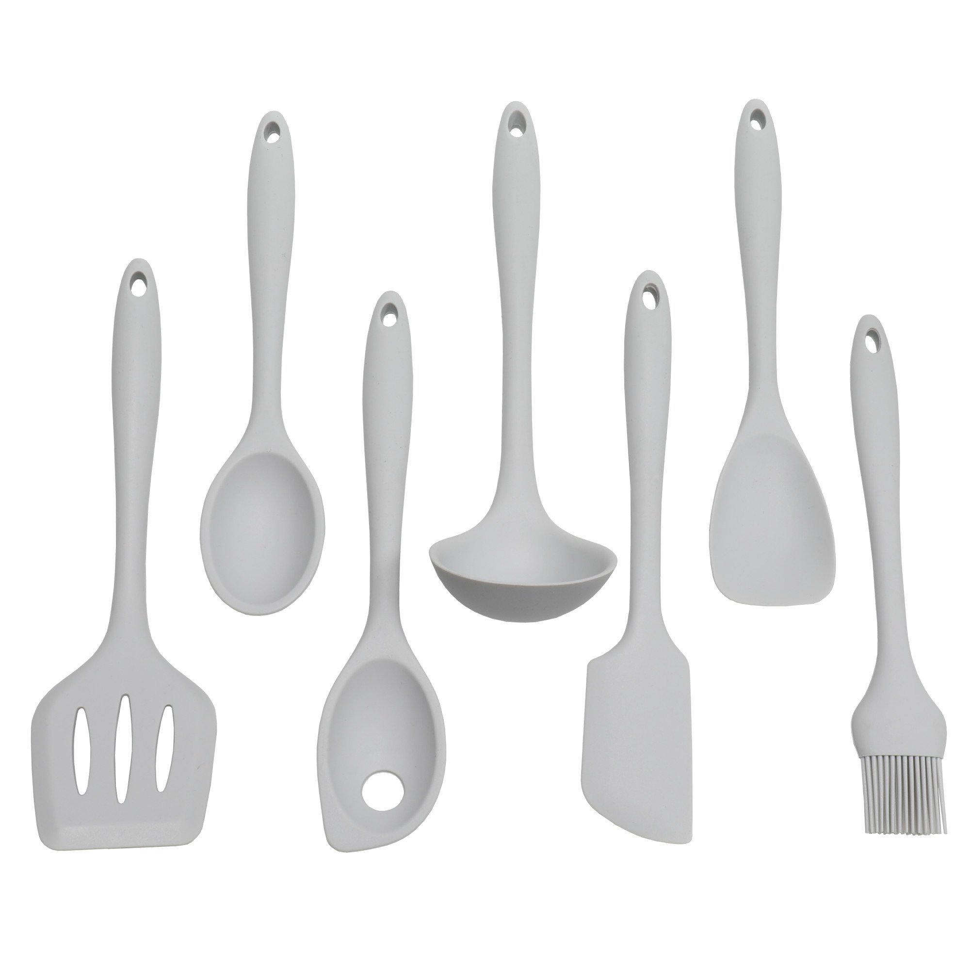 Chef Craft 7 Piece Premium Silicone Kitchen Tool and Utensil Set - 11 Colors - Picture 28 of 35