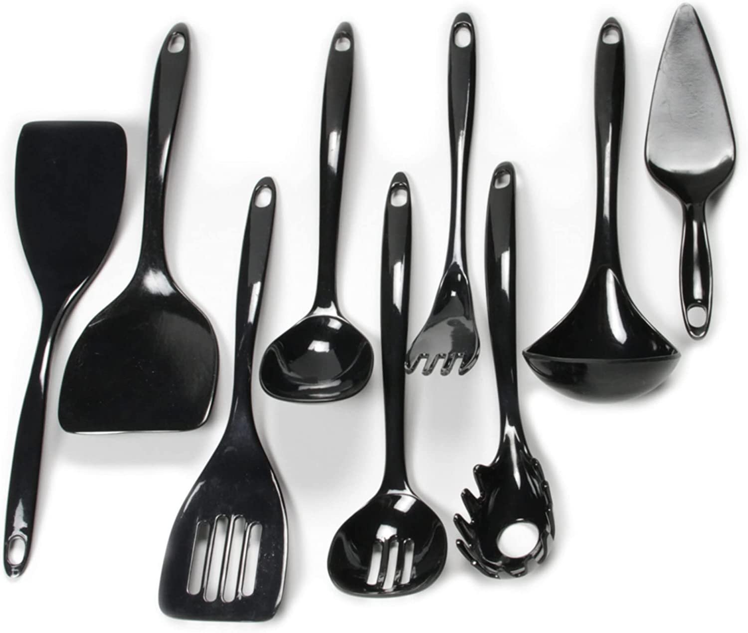 Chef Craft 9 Piece Basic Melamine Kitchen Utensil Tool Set