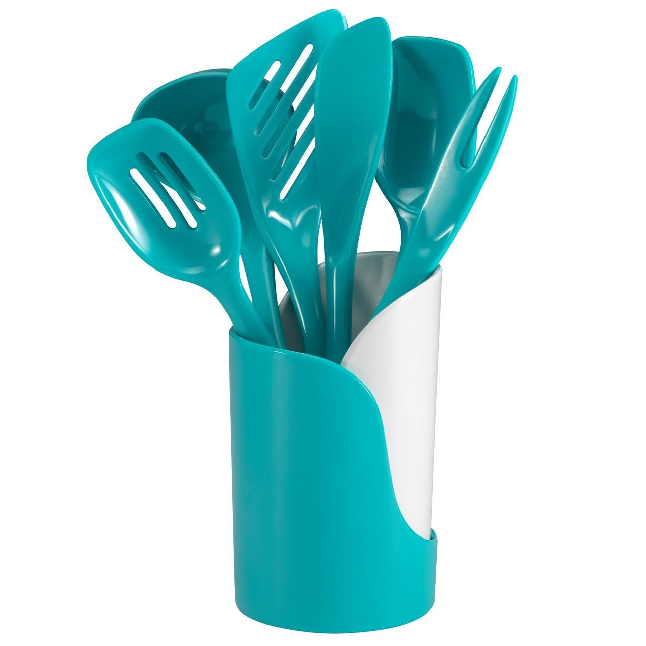 Hutzler 7-teiliges Mini Melamin Kochutensilien und Aufbewahrung Topf Set - Bild 16 von 17
