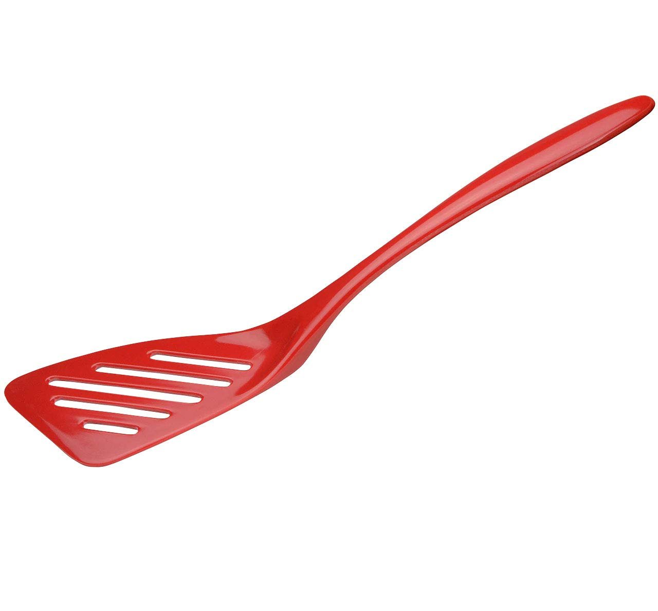 Hutzler 12.5 Inch Melamine Angled Slotted Turner Spatula - 9 Colors - Picture 7 of 10