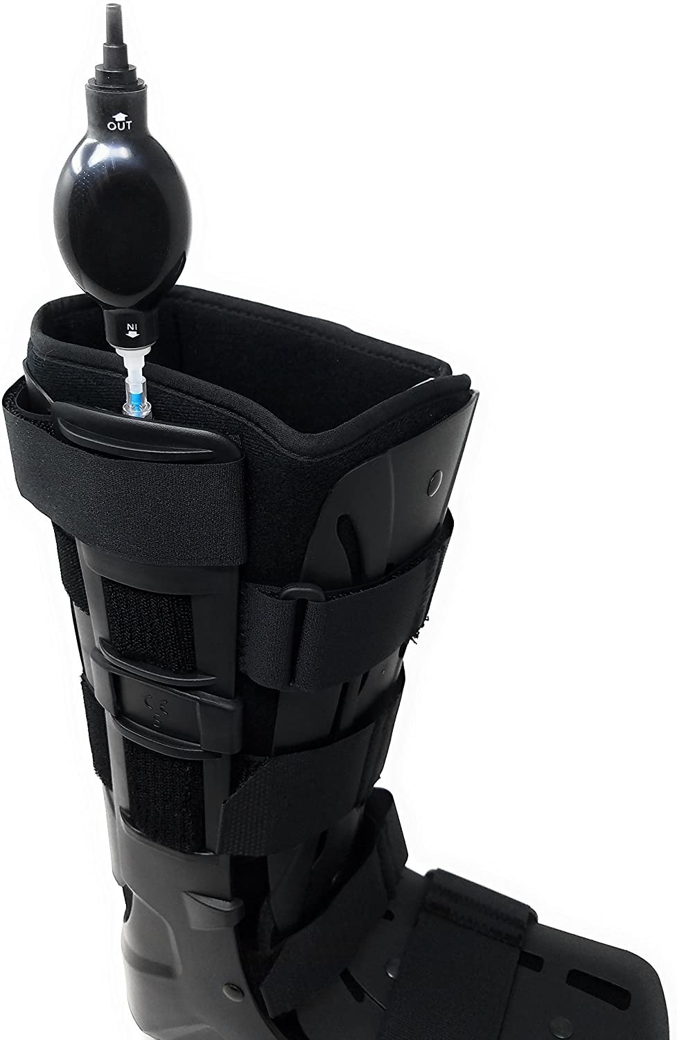 cam boot with air pump