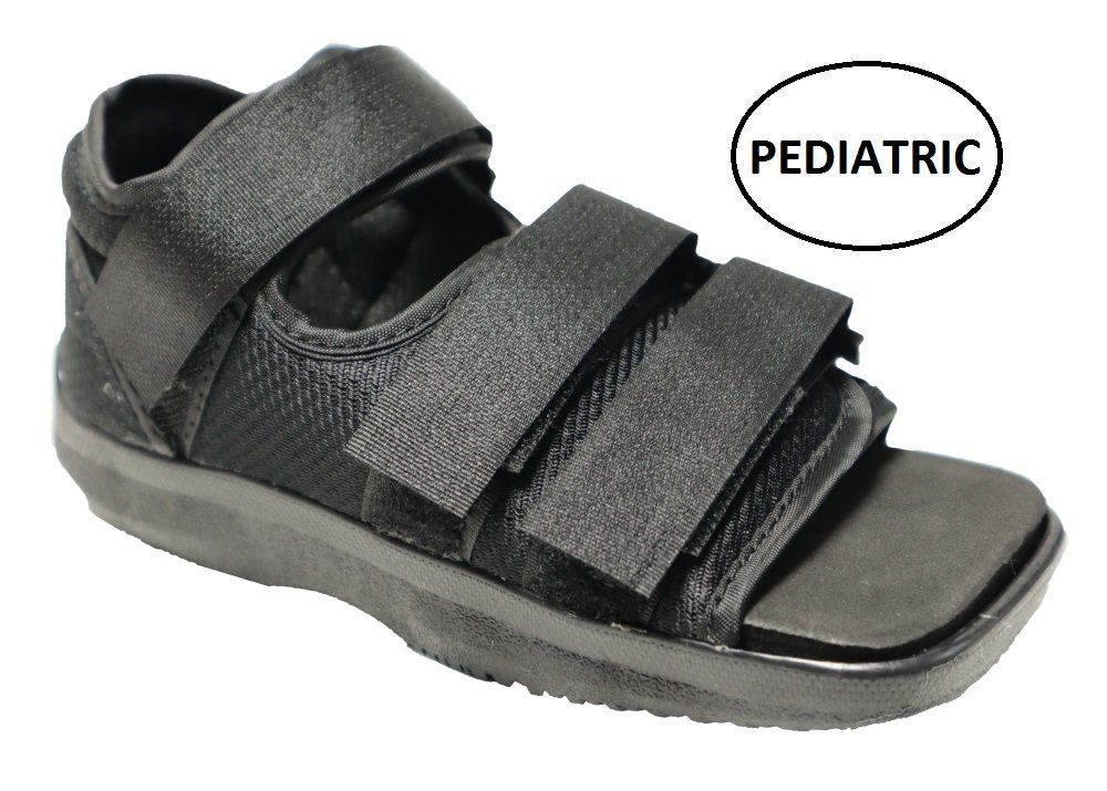 New Post Op Broken Toe Fracture Square Toe Walking Shoe Pediatric One Size 644216532322 Ebay