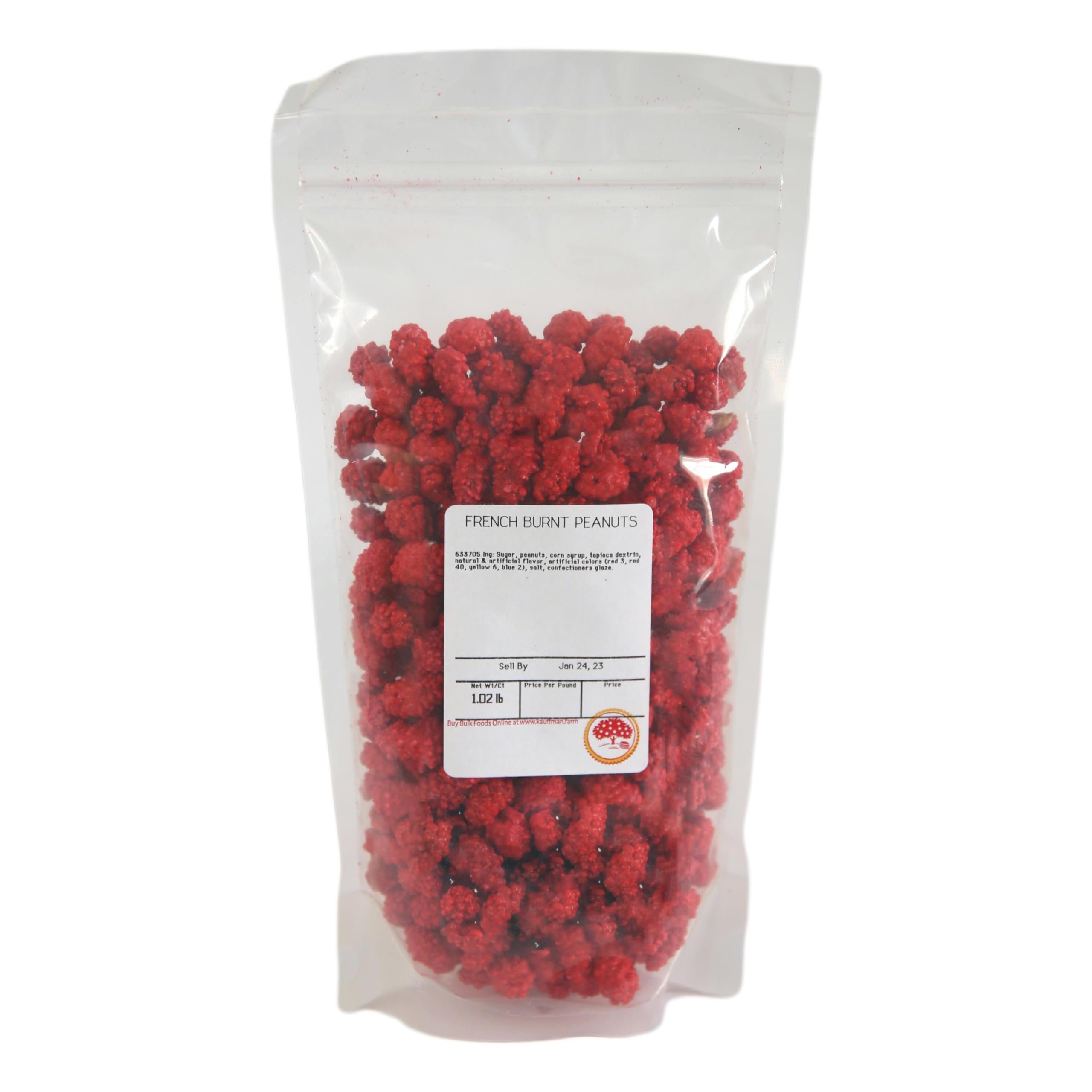 Kauffman Orchards French Burnt Peanuts, 1 lb. Bag