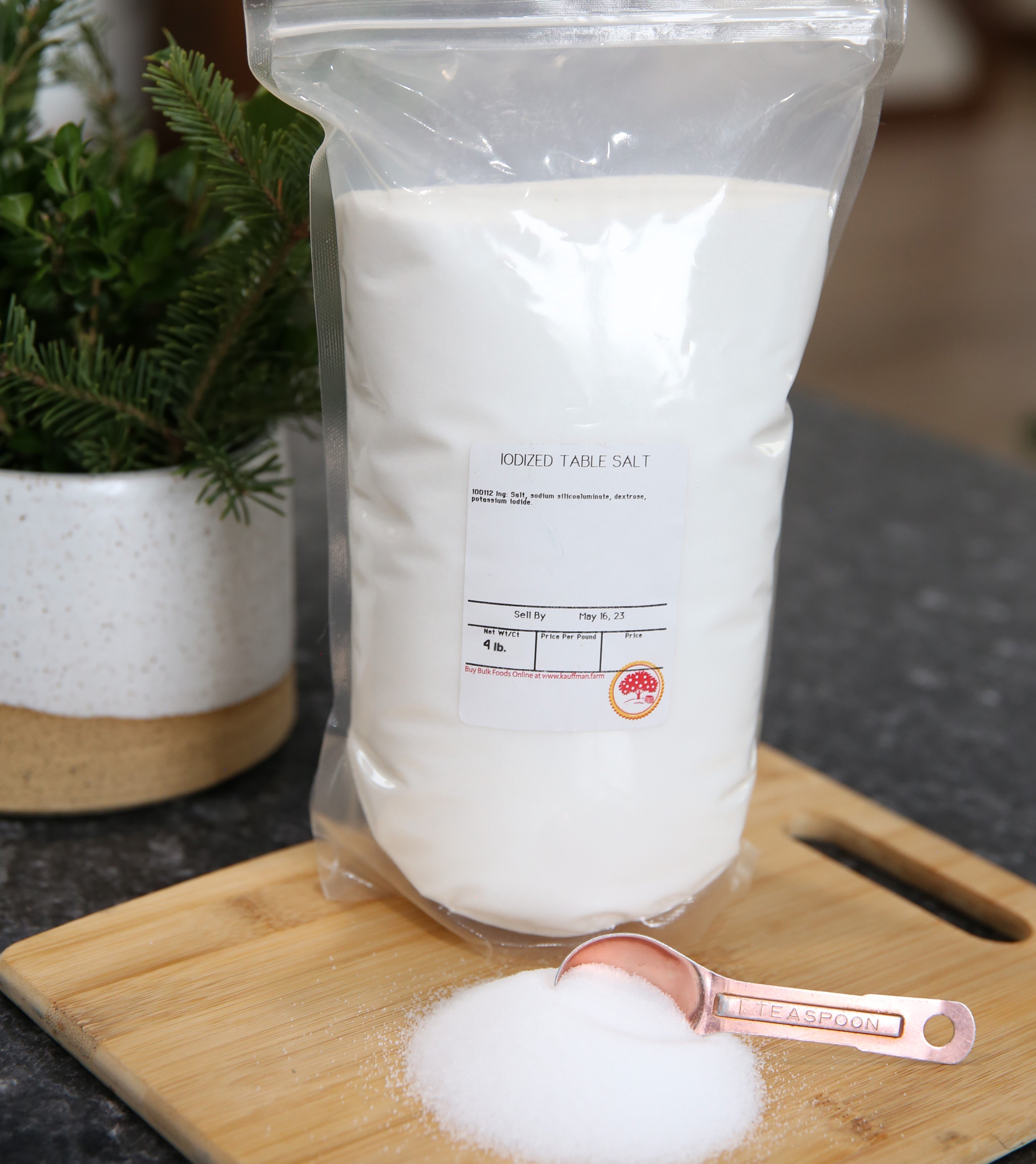 Kauffman Orchards Iodized Table Salt