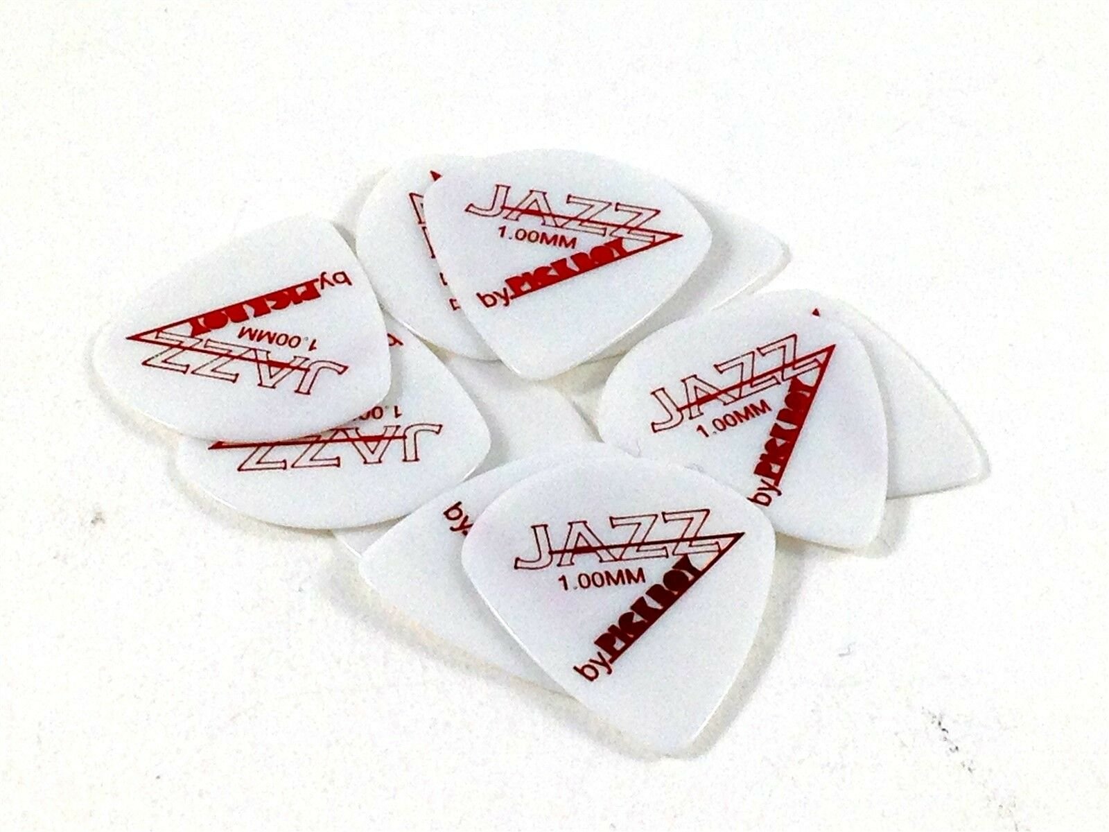 Pickboy Guitar Picks 10 Pack Celluloid Jazz Size 1.00mm Heavy