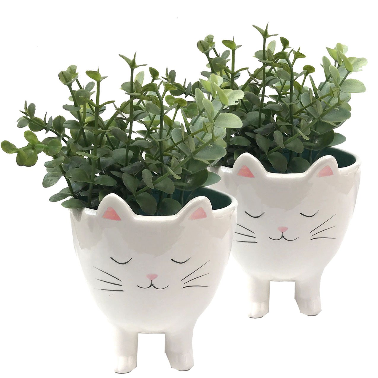 Planter for Succulent Plant Ceramic Plant Pots Indoor, Novelty Planters for... - Picture 18 of 24