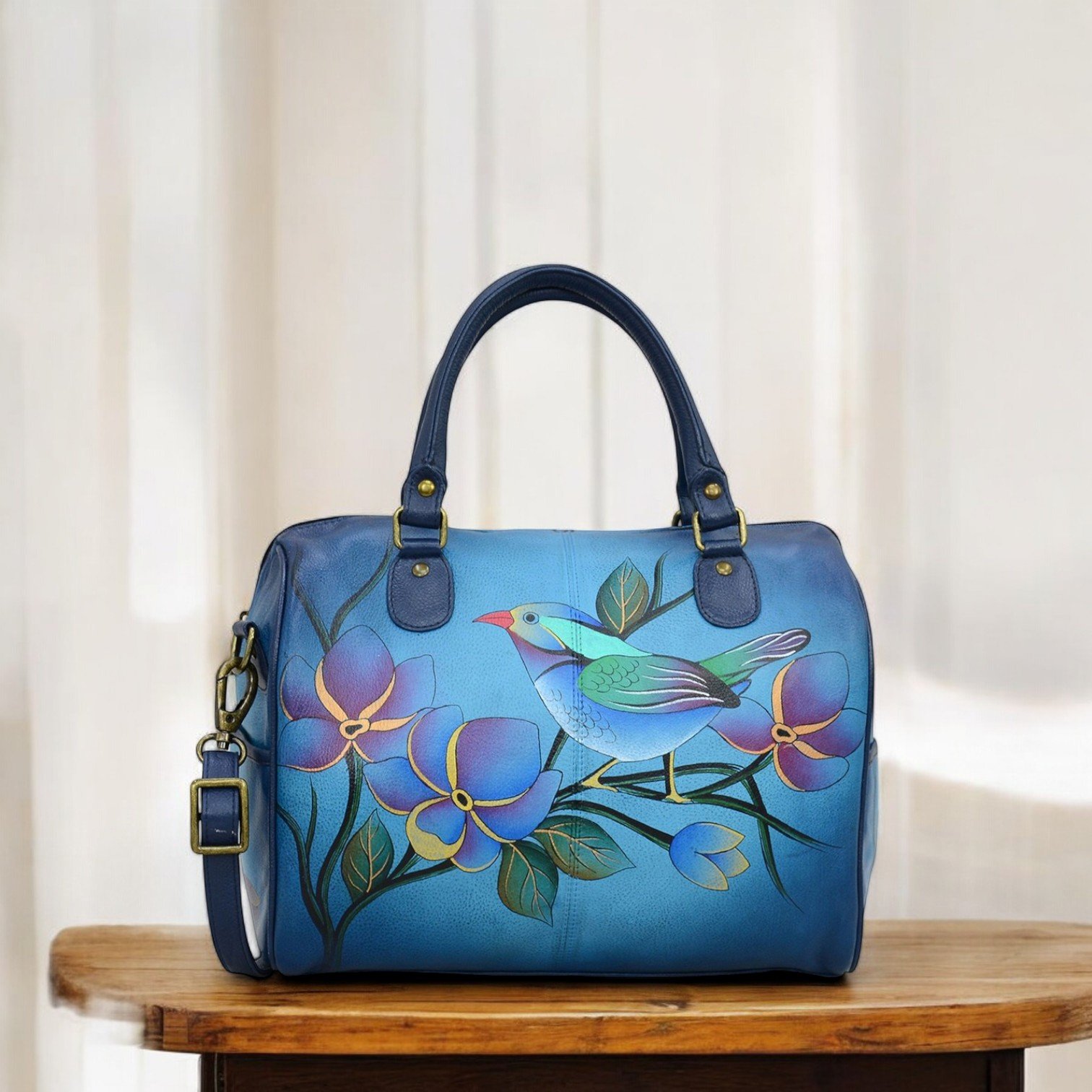 Anna by Anuschka Women's Satchel Zip Around Doctors Handbag LNWT - Picture 3 of 13