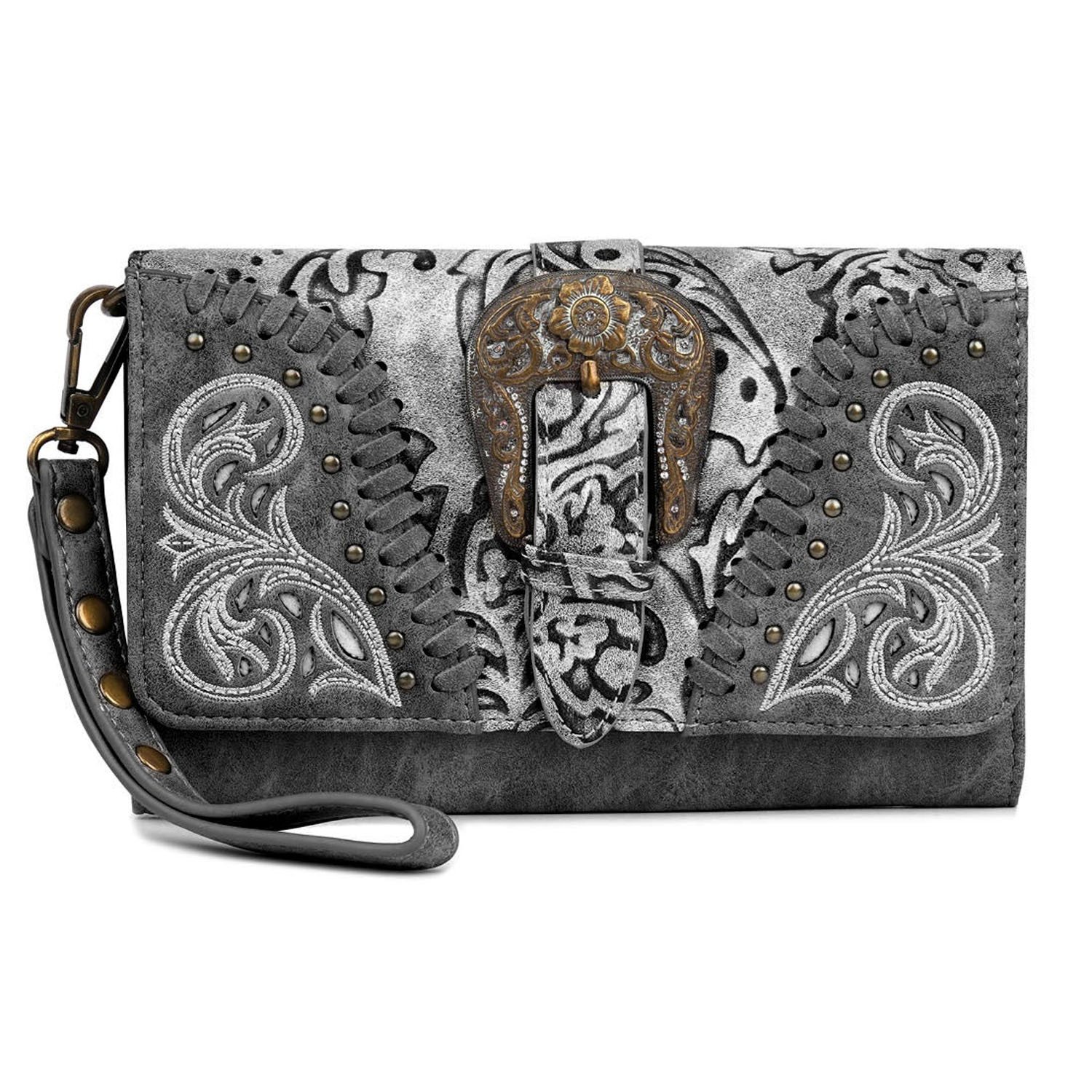 Montana West Womens Wallet Clutch Secretary Wallets Credit Card Coin Bill Try... - Bild 3 von 29