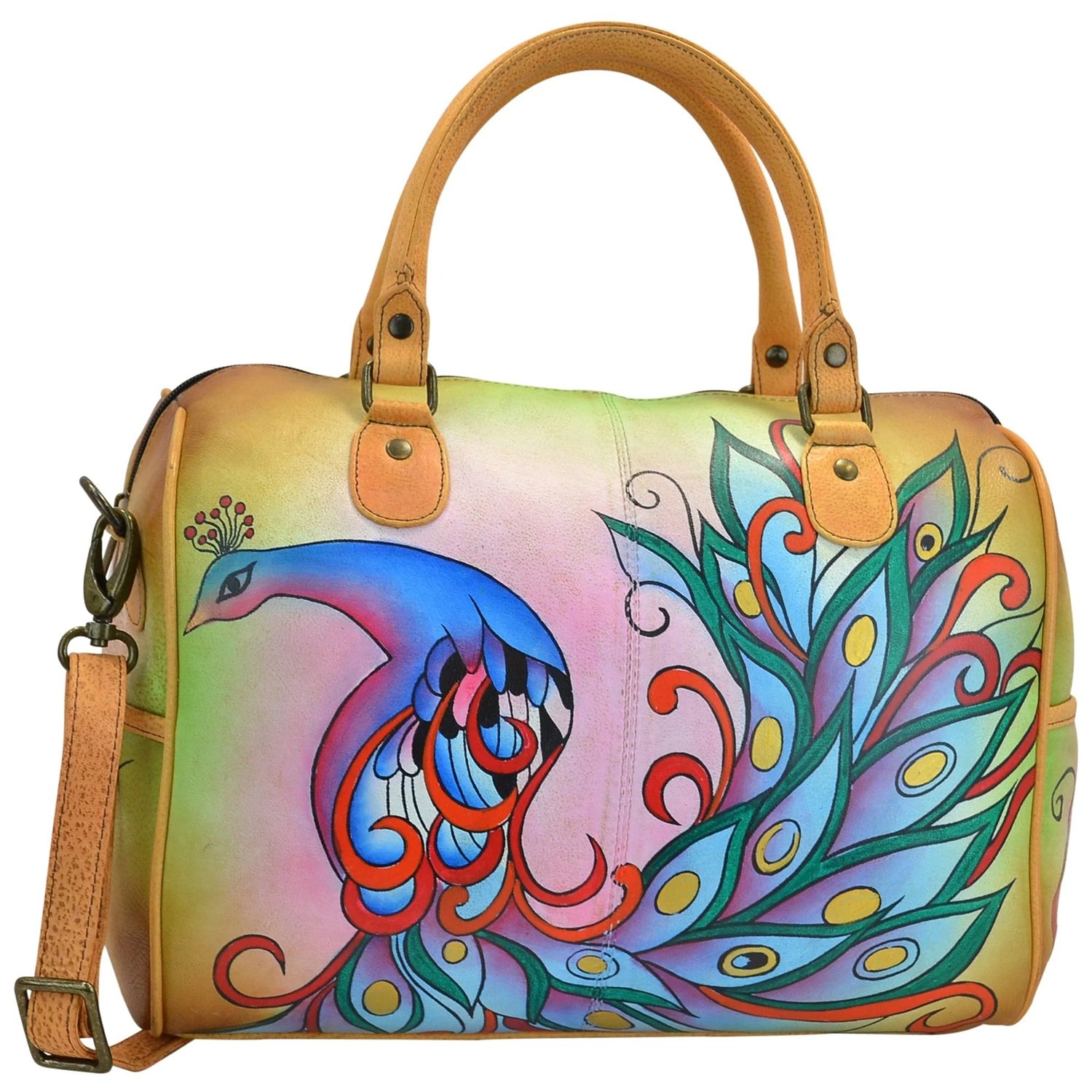 Anna by Anuschka Women's Satchel Zip Around Doctors Handbag LNWT - Picture 13 of 13