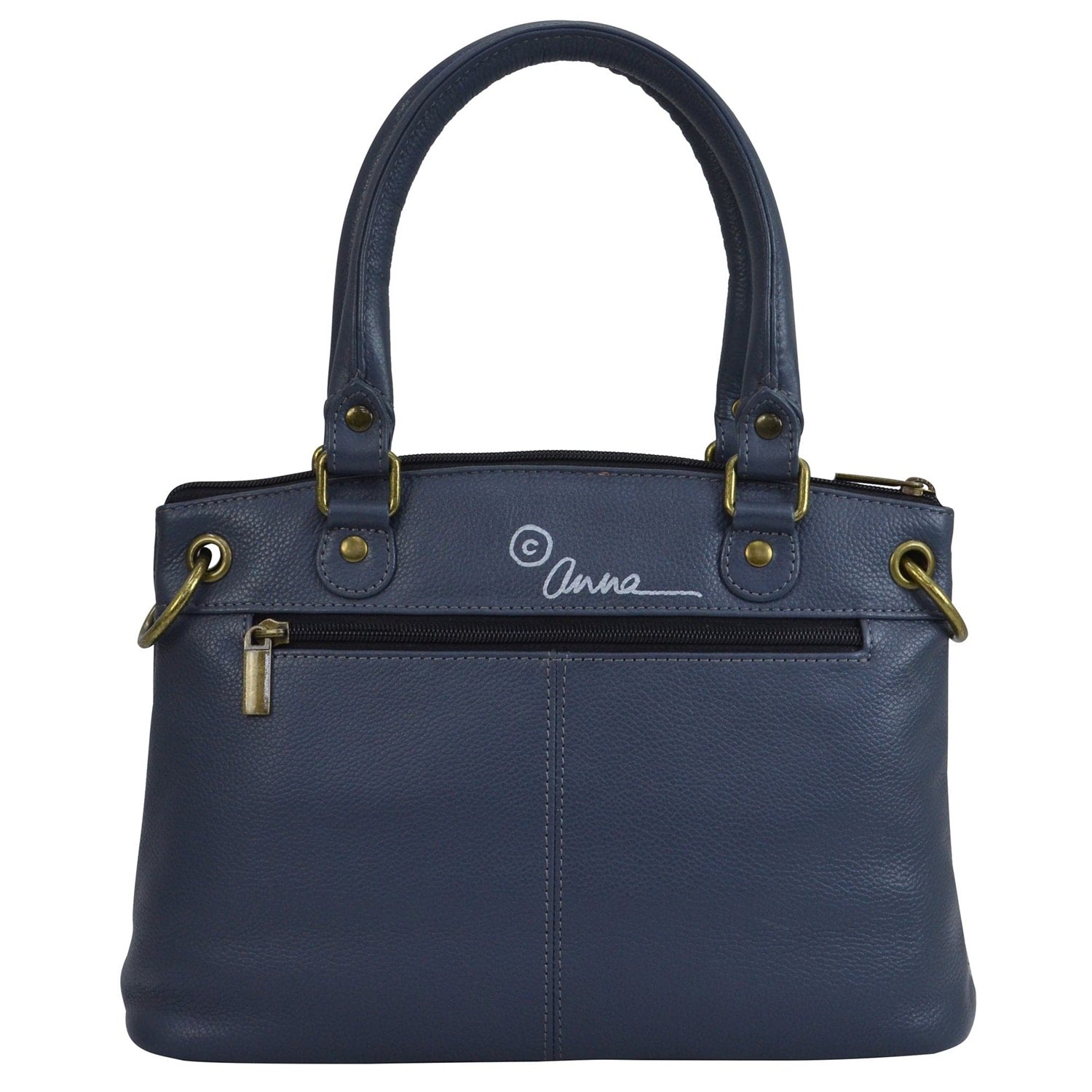 Anna by Anuschka Small Satchel w Cross Body Strap - Picture 3 of 13