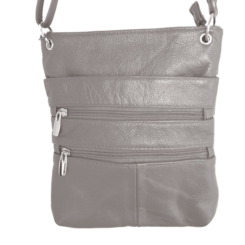 Silver Fever Genuine Leather Travel Shoulder Cross Body Purse Handbag | eBay