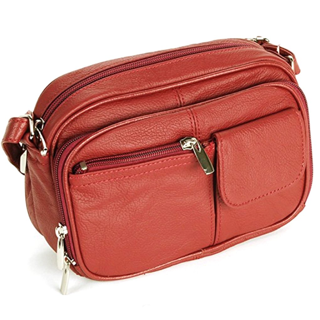 Whipstitch SILVERFEVER Leather Womens Shoulder Bag Cross Body Organizer ...