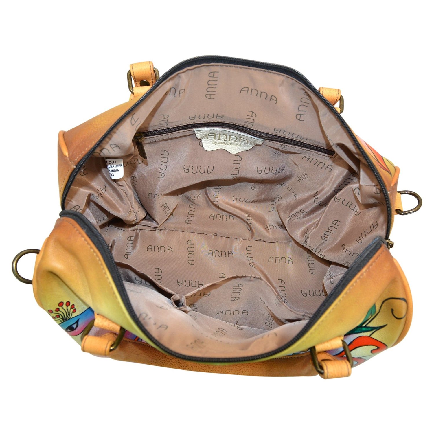 Anna by Anuschka Women's Satchel Zip Around Doctors Handbag LNWT - Picture 12 of 13