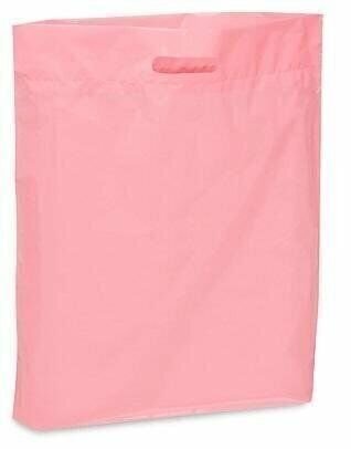 20" x 20" x 5" Pink Patch Handle Bags (50 Bags/Pk) - Bild 3 von 5