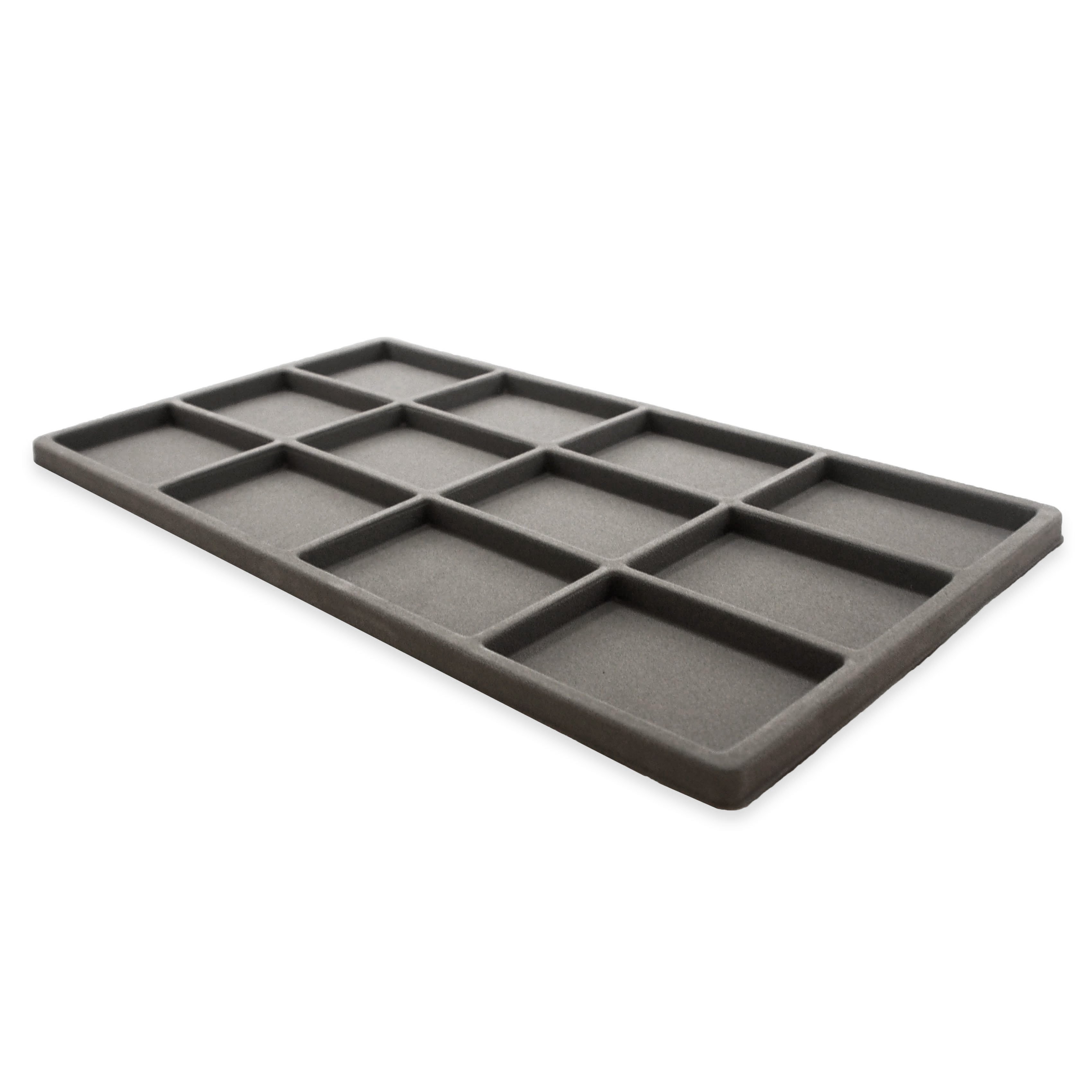 N'icePackaging - 12 Steckplätze (3 1/4" x 2 3/8") beflockte Lagerfacheinsätze - für... - Bild 25 von 25