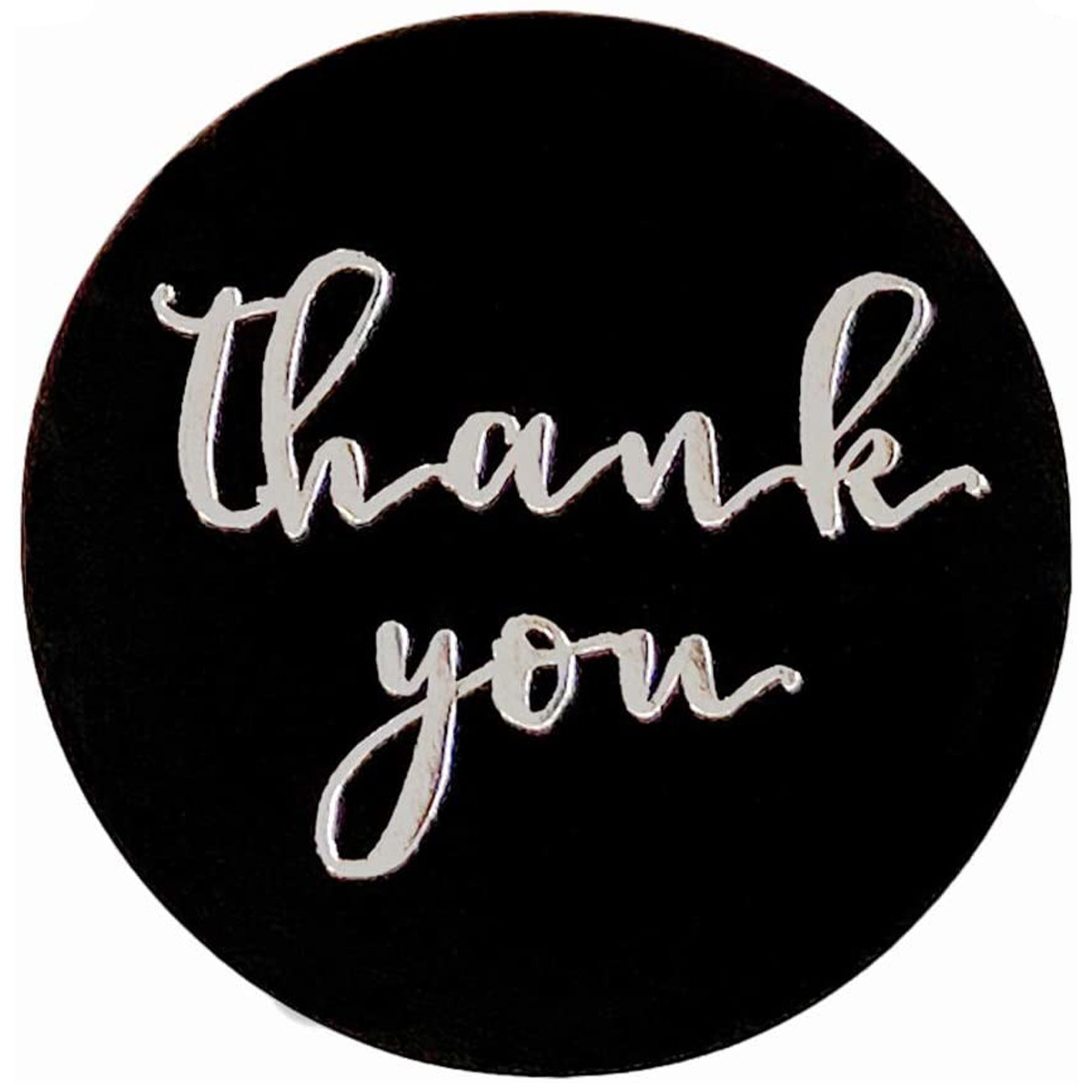 CuteBox Company 500 Count 1.5” Purple/Gold “Thank You” Easy-Peel Sticker Roll... - Picture 21 of 25