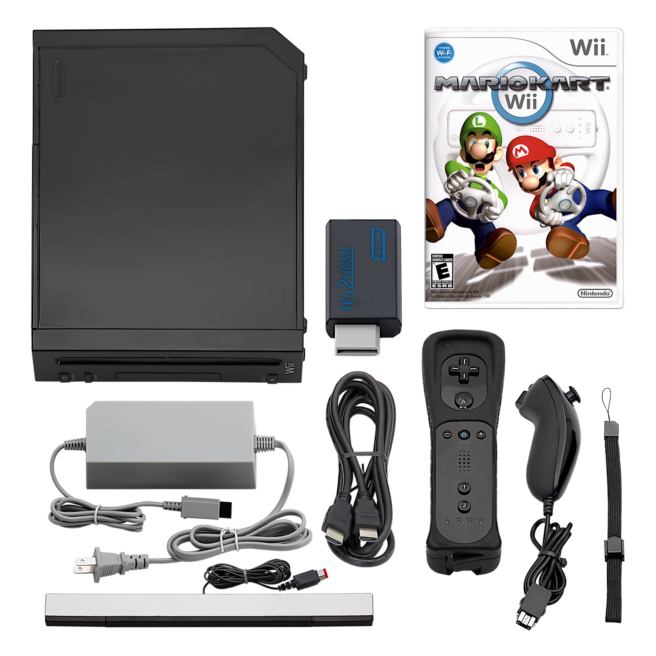 Nintendo Wii Console HD + Plays GameCube + Pick 1-4 Remotes, Wii