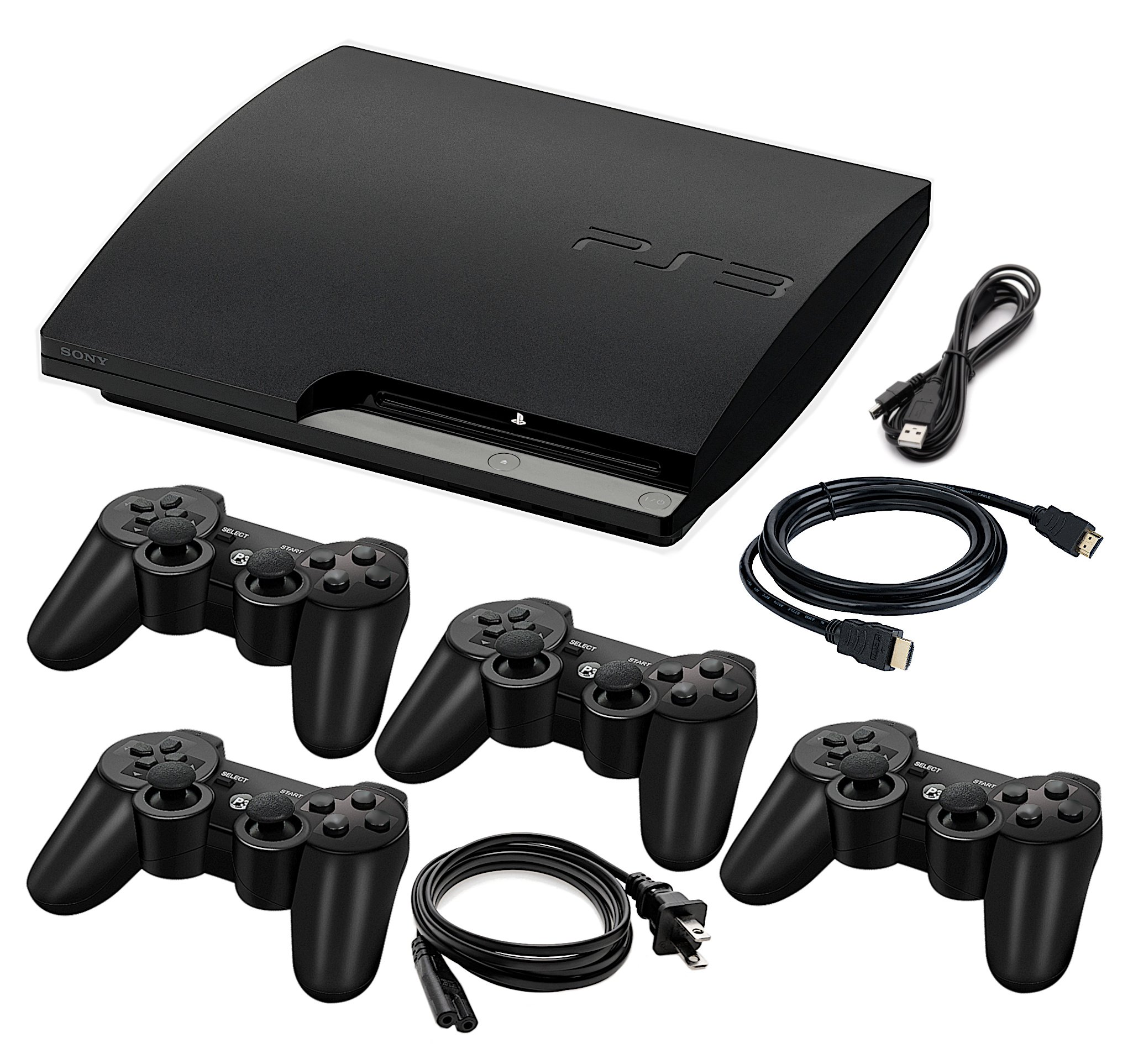 Authentic PlayStation 3 PS3 Slim Console 120GB 160GB 250GB 320GB 500GB US  Seller