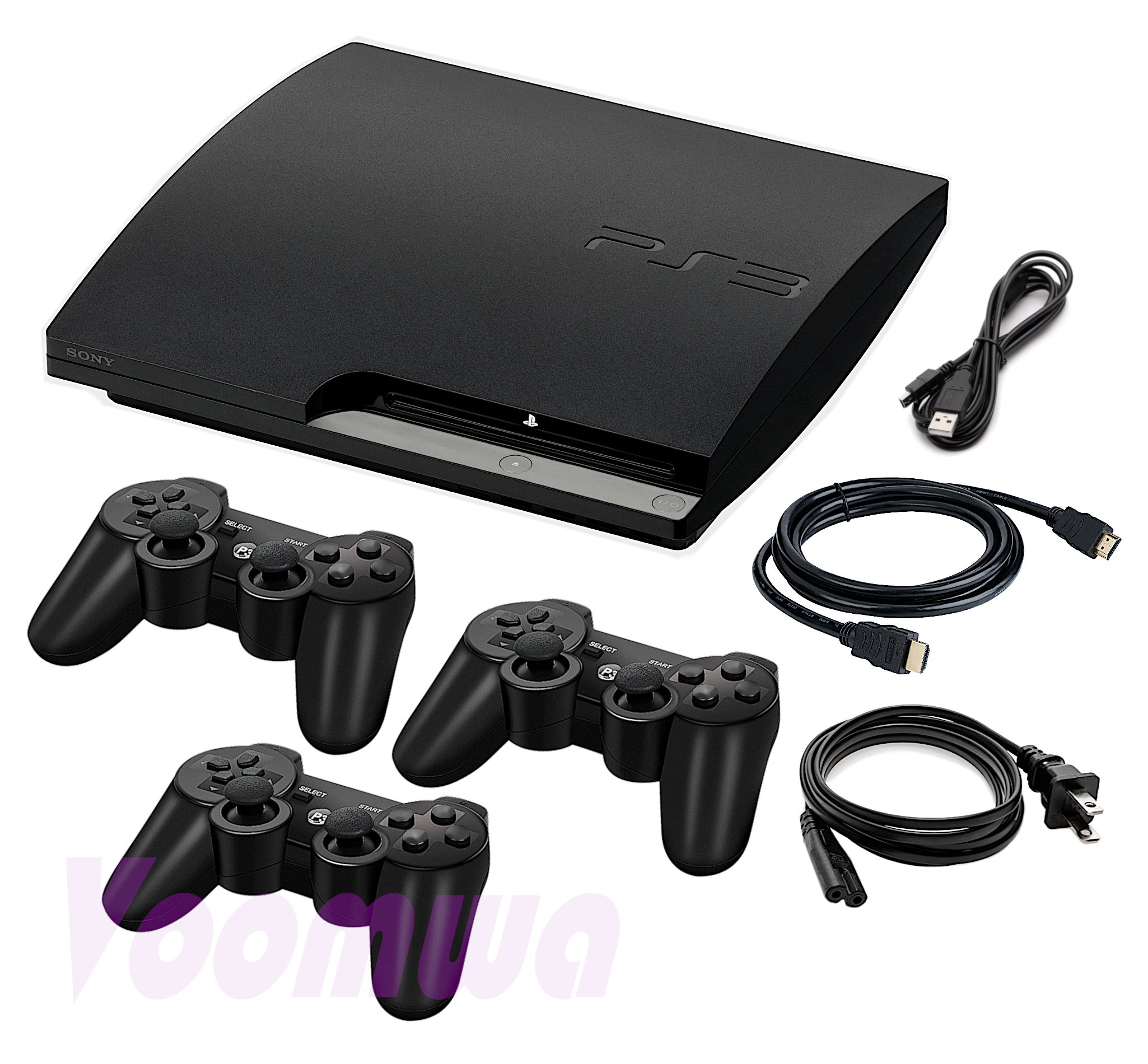 Sony PlayStation 3 PS3 Slim Console 120GB 160GB 320GB 500GB US