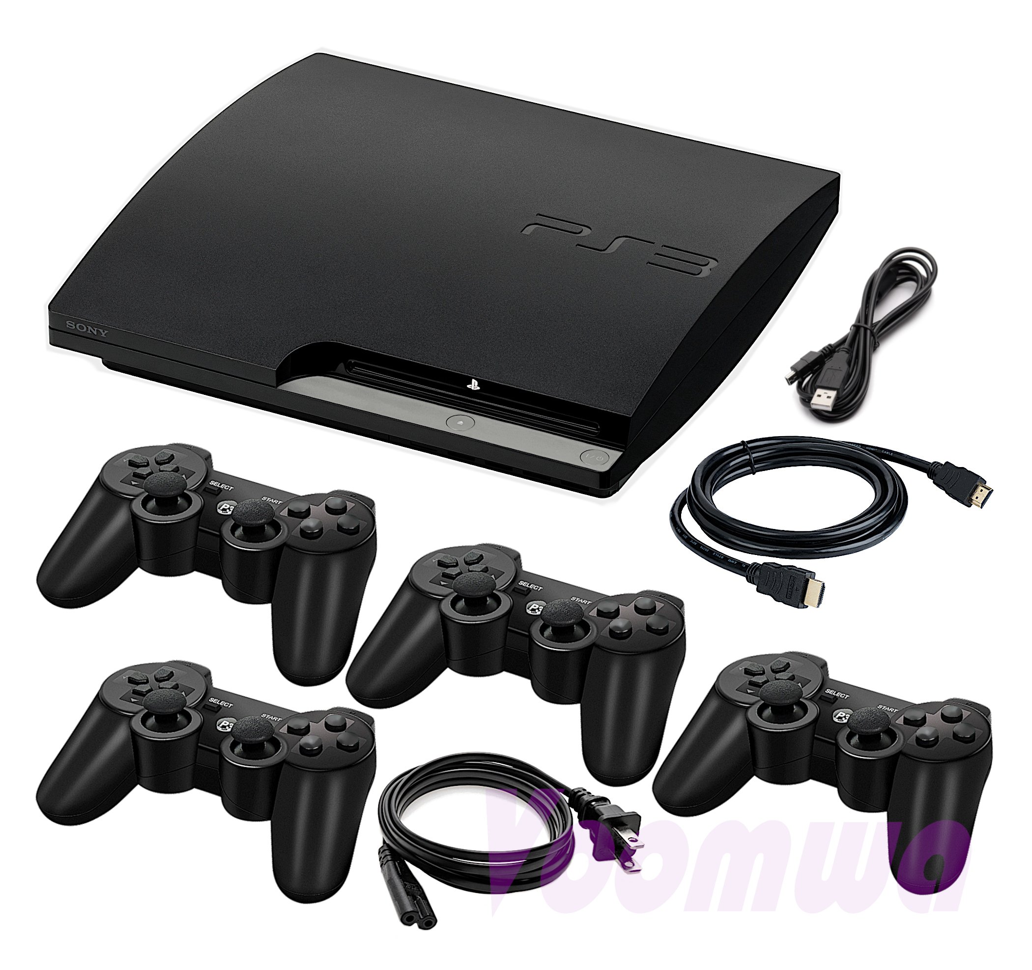 Sony PlayStation 3 Console PS3 Slim + 120GB 160GB 320GB 500GB + USA
