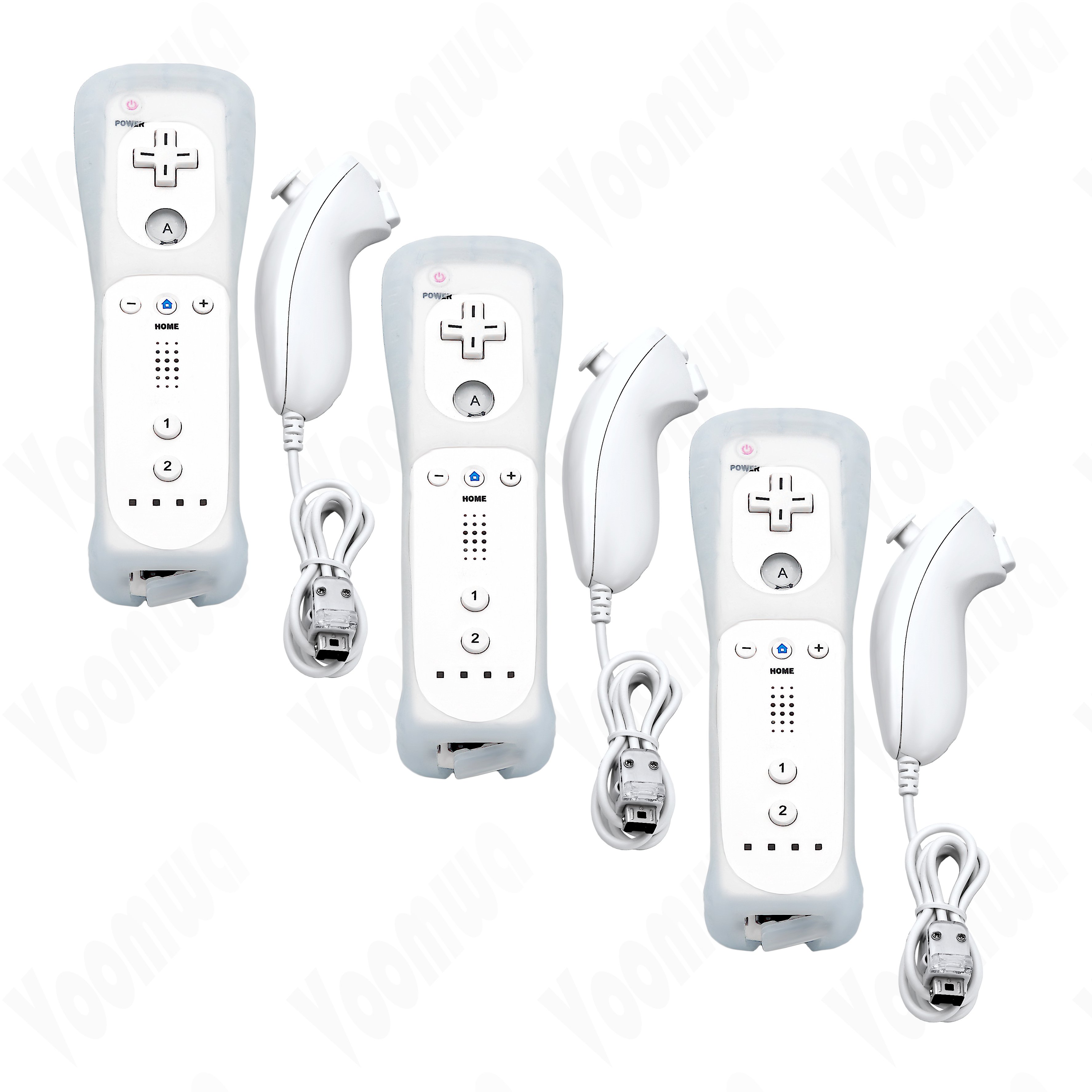 NEW Voomwa Remote + Nunchuck for Nintendo Wii & Wii U Game Controller US Seller