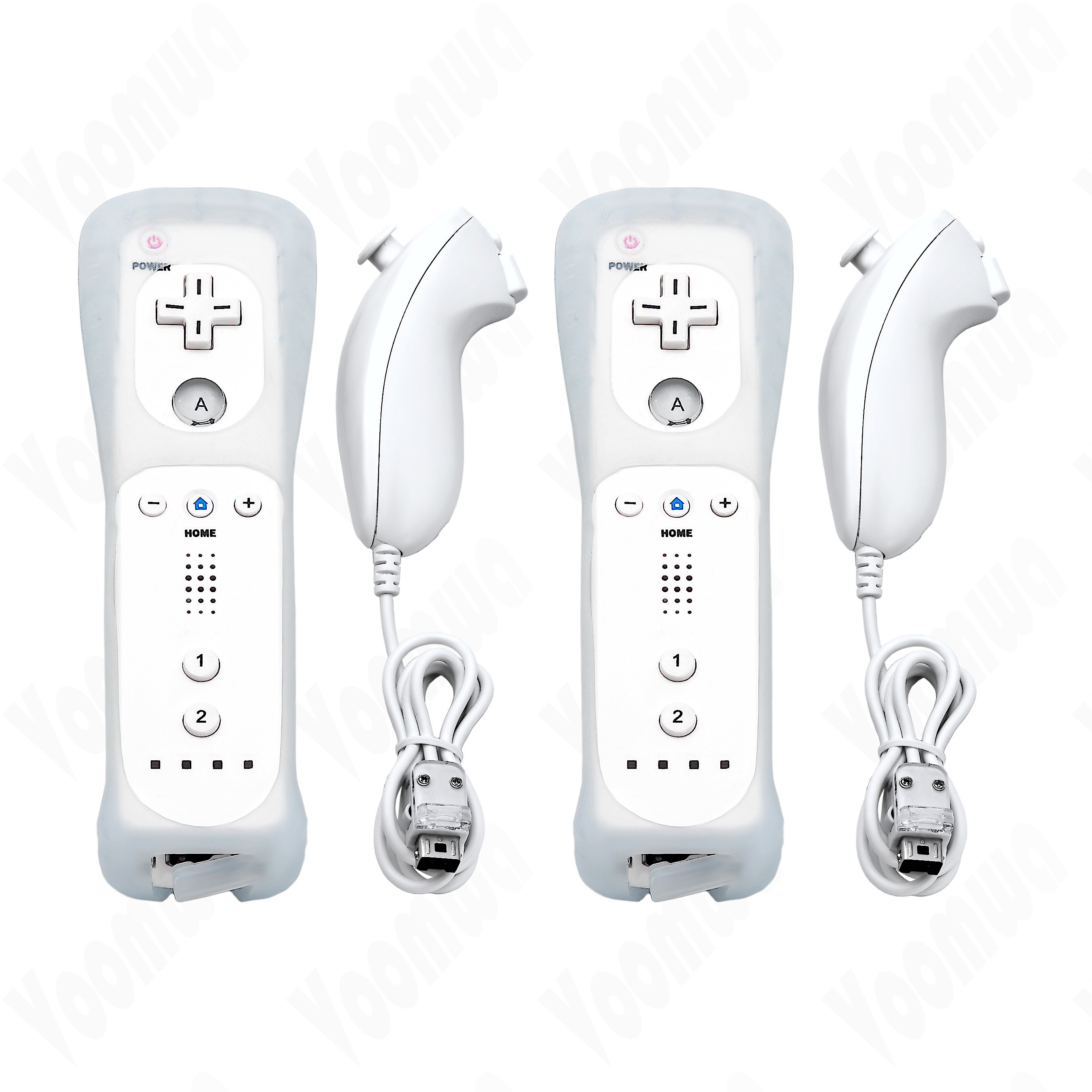 NEW Voomwa Remote + Nunchuck for Nintendo Wii & Wii U Game Controller US Seller