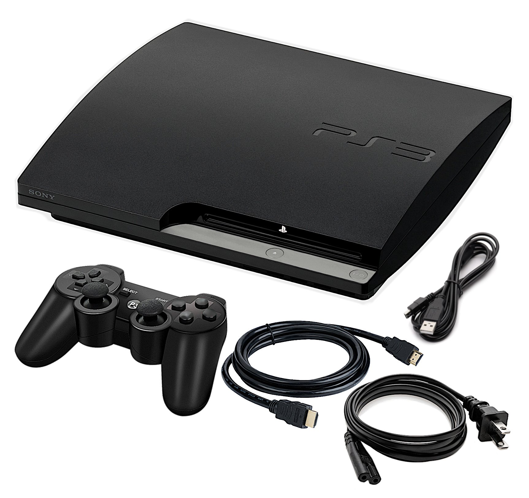Authentic PlayStation 3 PS3 Slim Console + 120GB 160GB 250GB 320GB 500GB +  USA