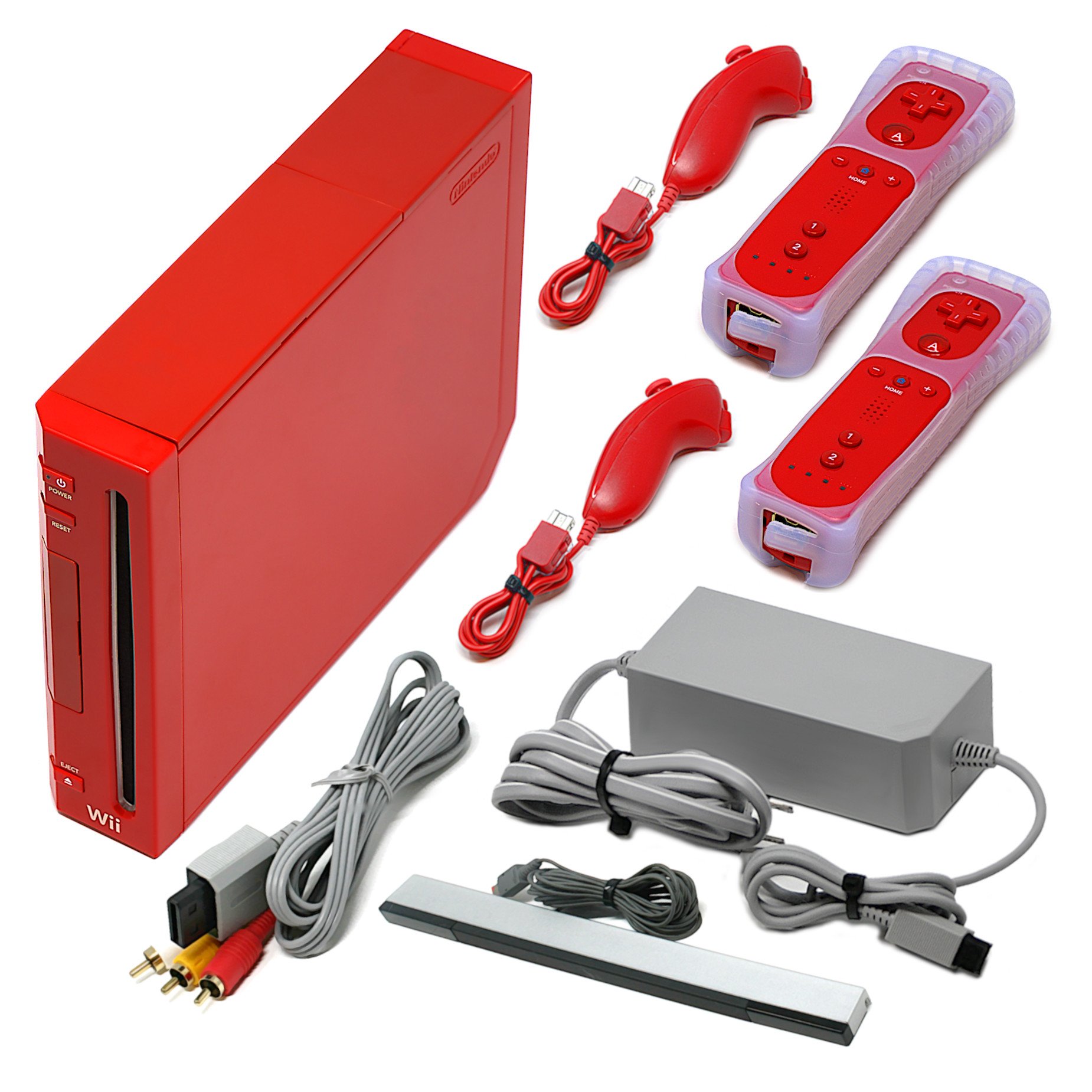 Console Wii Rossa + Telecomandi Voomwa + 1 anno di garanzia + Venditore USA - Foto 13 di 17