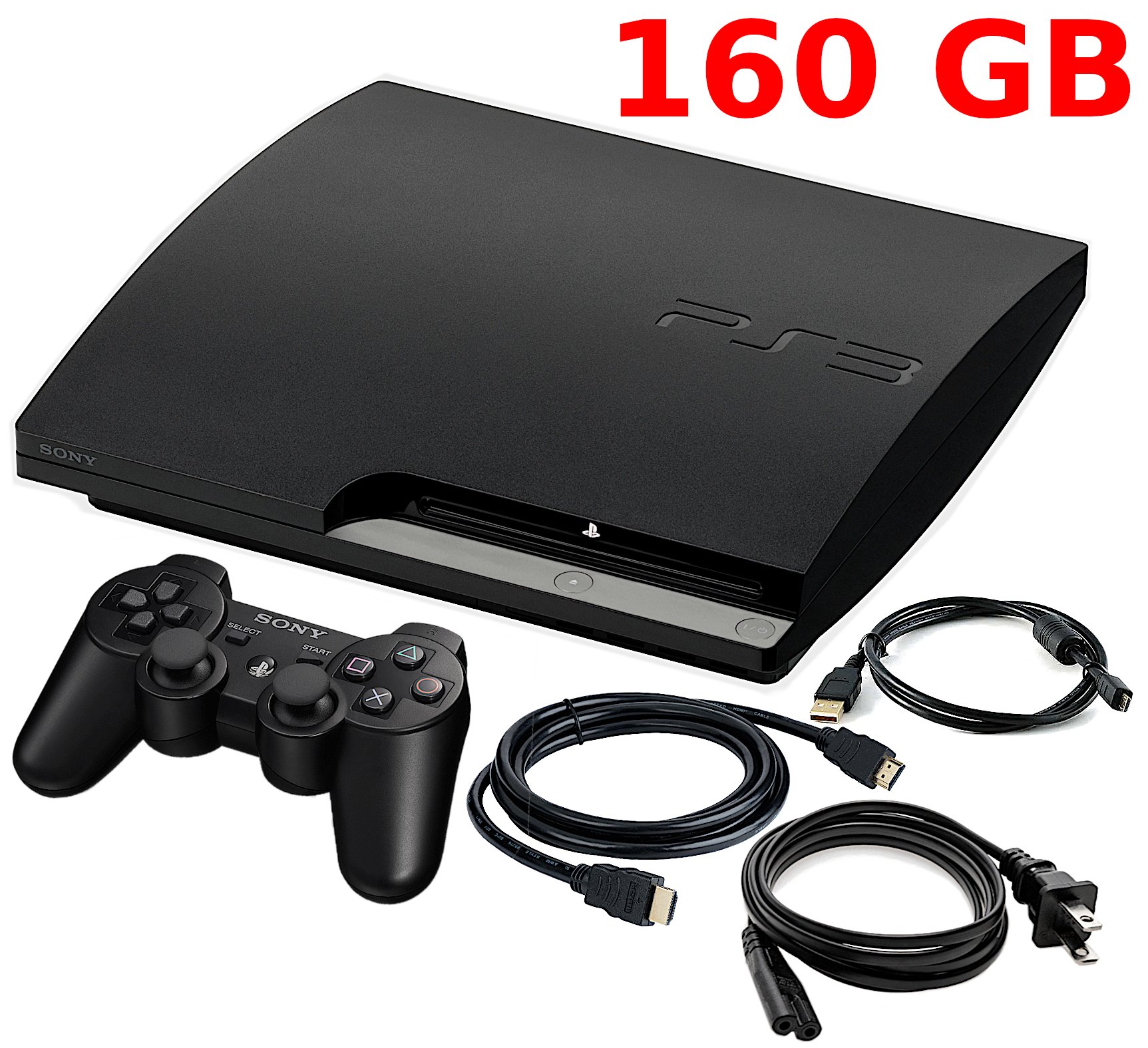 Authentic PlayStation 3 PS3 Slim Console + 120GB 160GB 250GB 500GB + USA | eBay